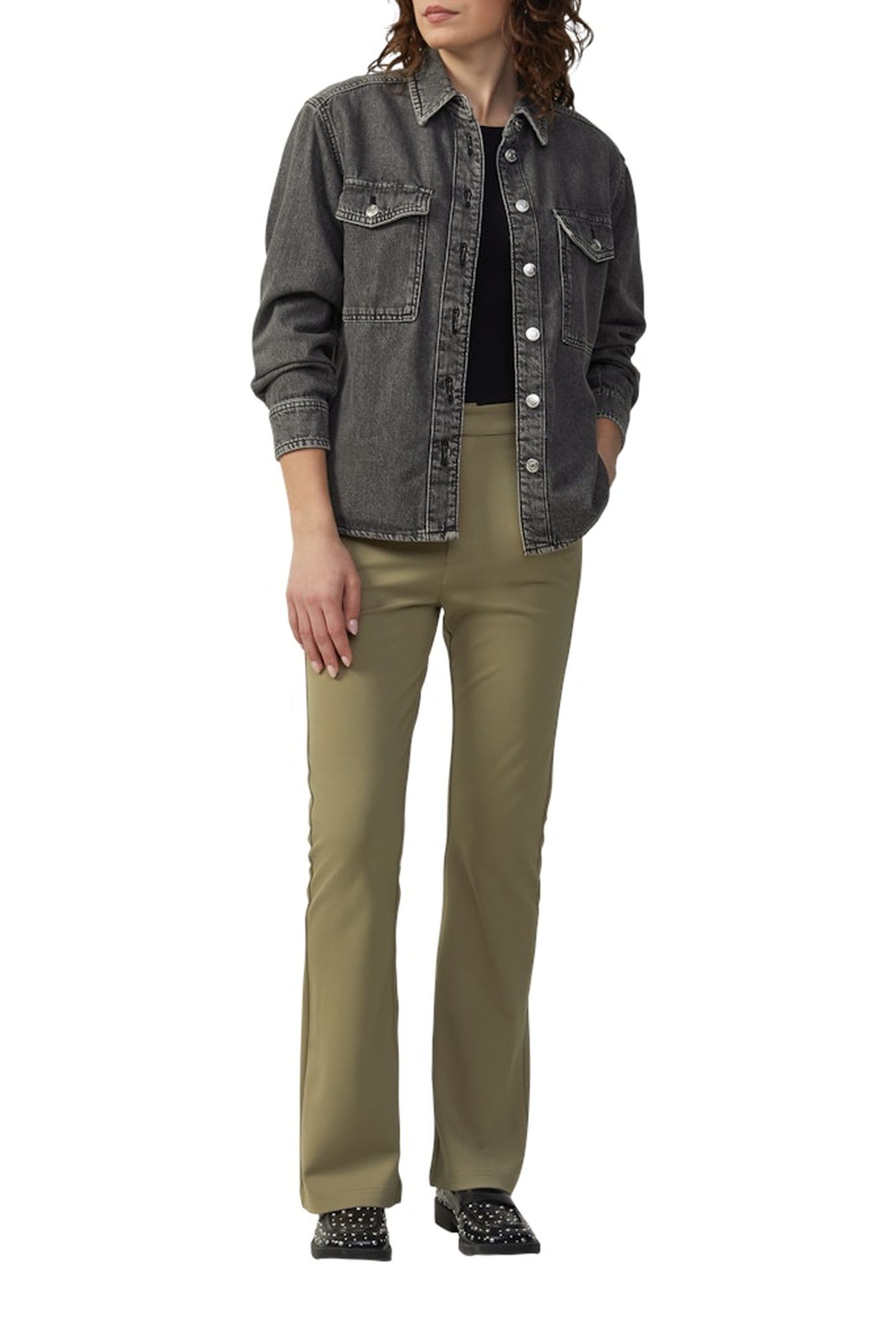 S.OLIVER-QS PANTS DARK GREEN 2