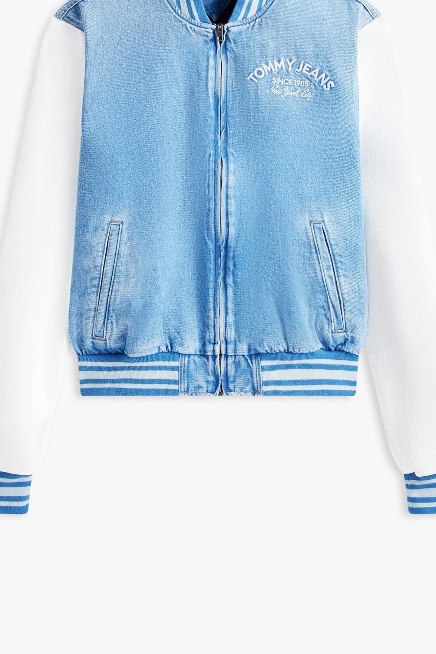 DENIM BOMBER JACKET DENIM LIGHT 5