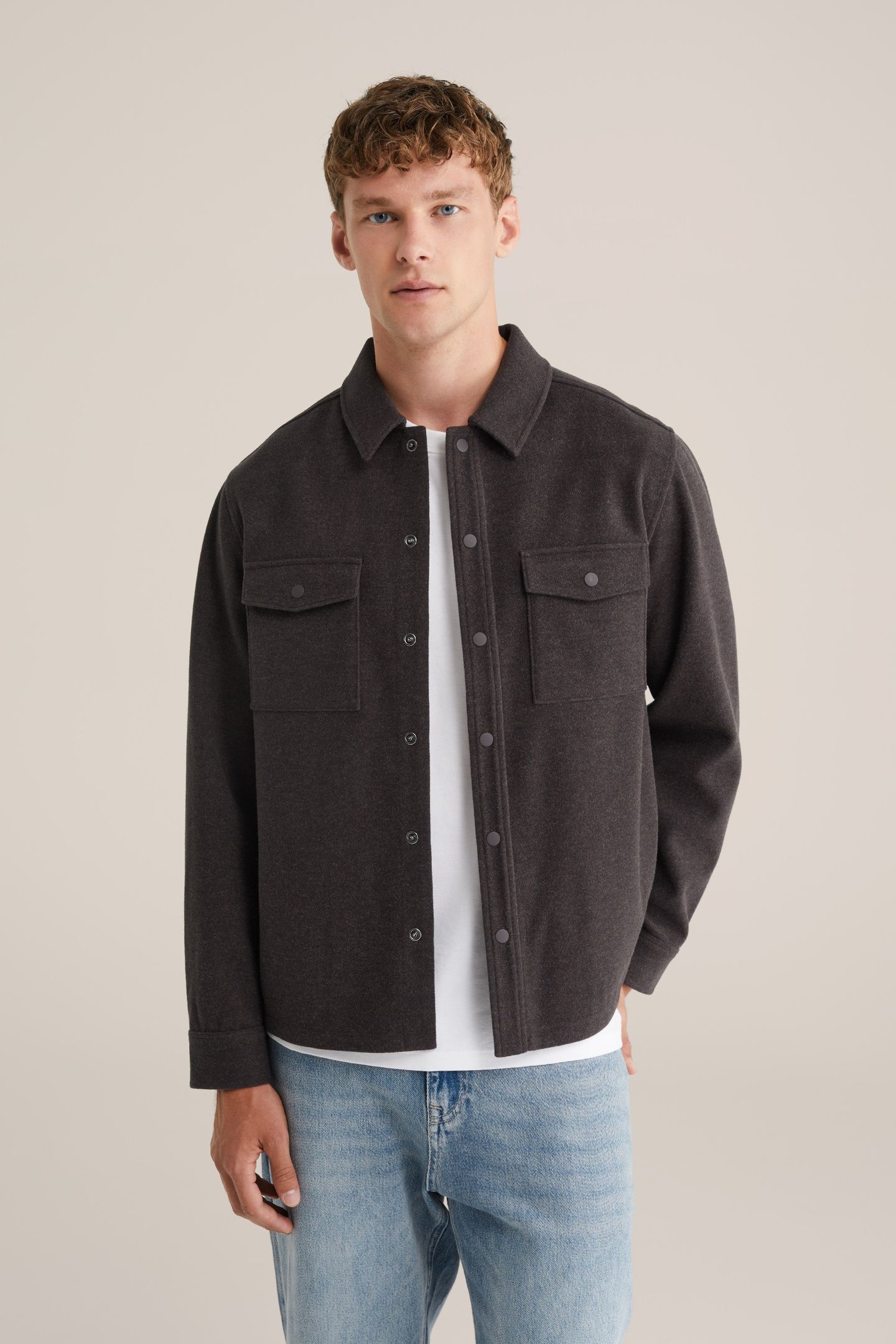 OVERSHIRT DARK BROWN 1