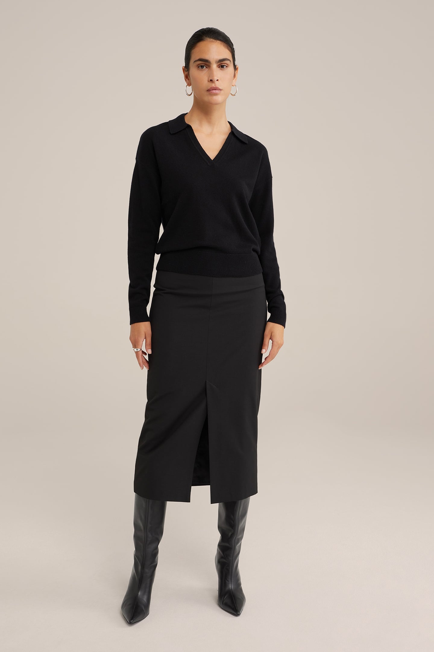 KNITTED PULLOVER BLACK 3