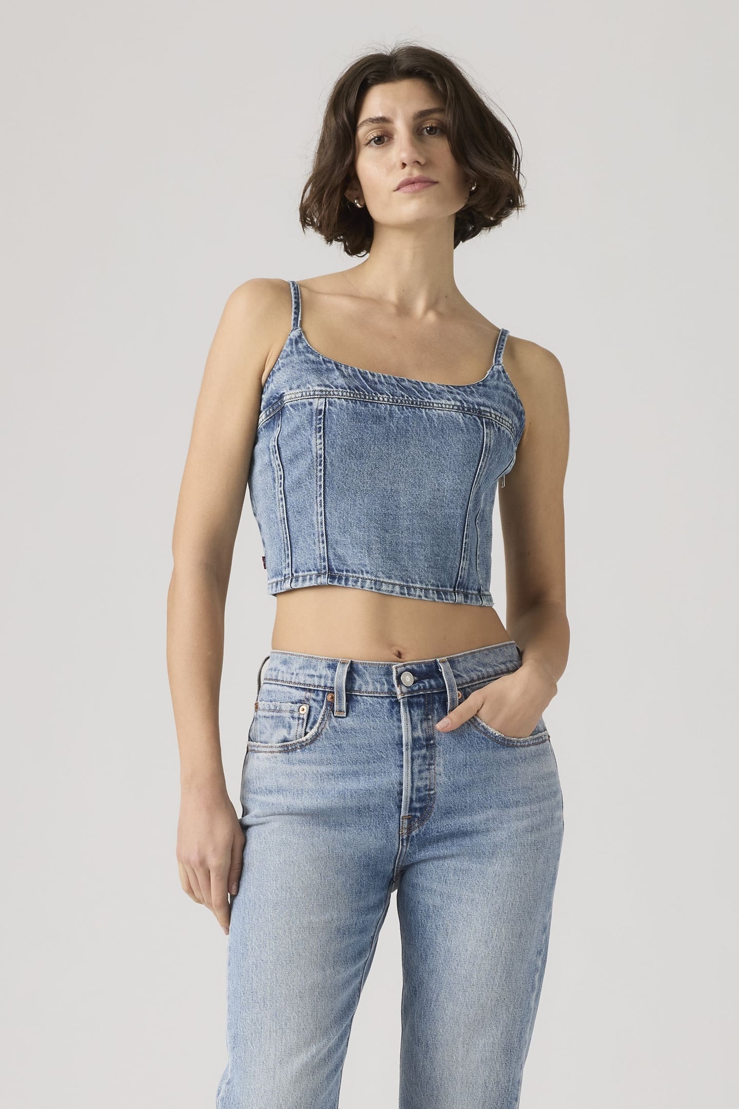 JADINE DENIM CAMI TANK 2