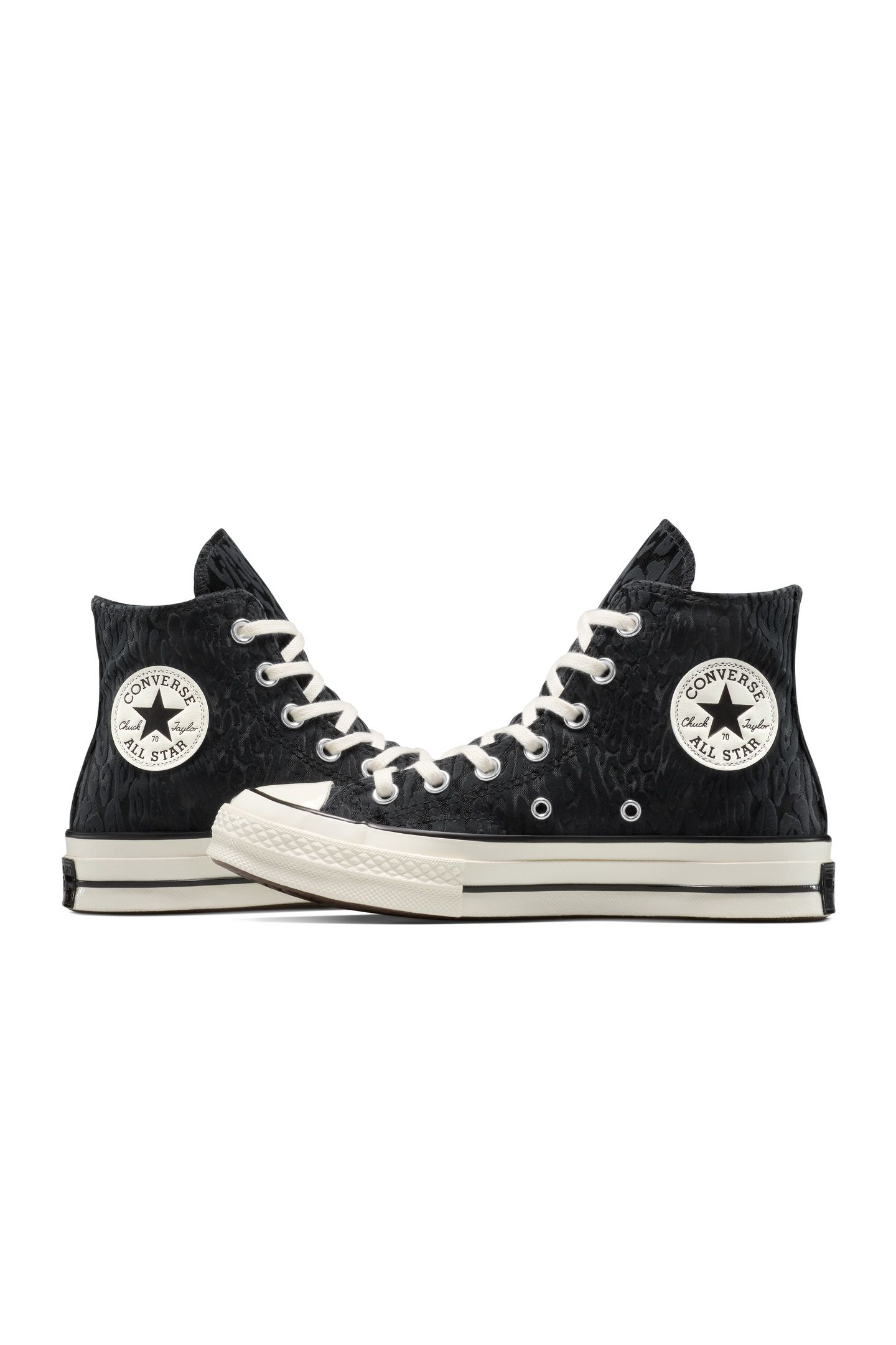 UNISEX CHUCK 70 HI BLACK/EGRET/TOTAL ECLIPSE 5