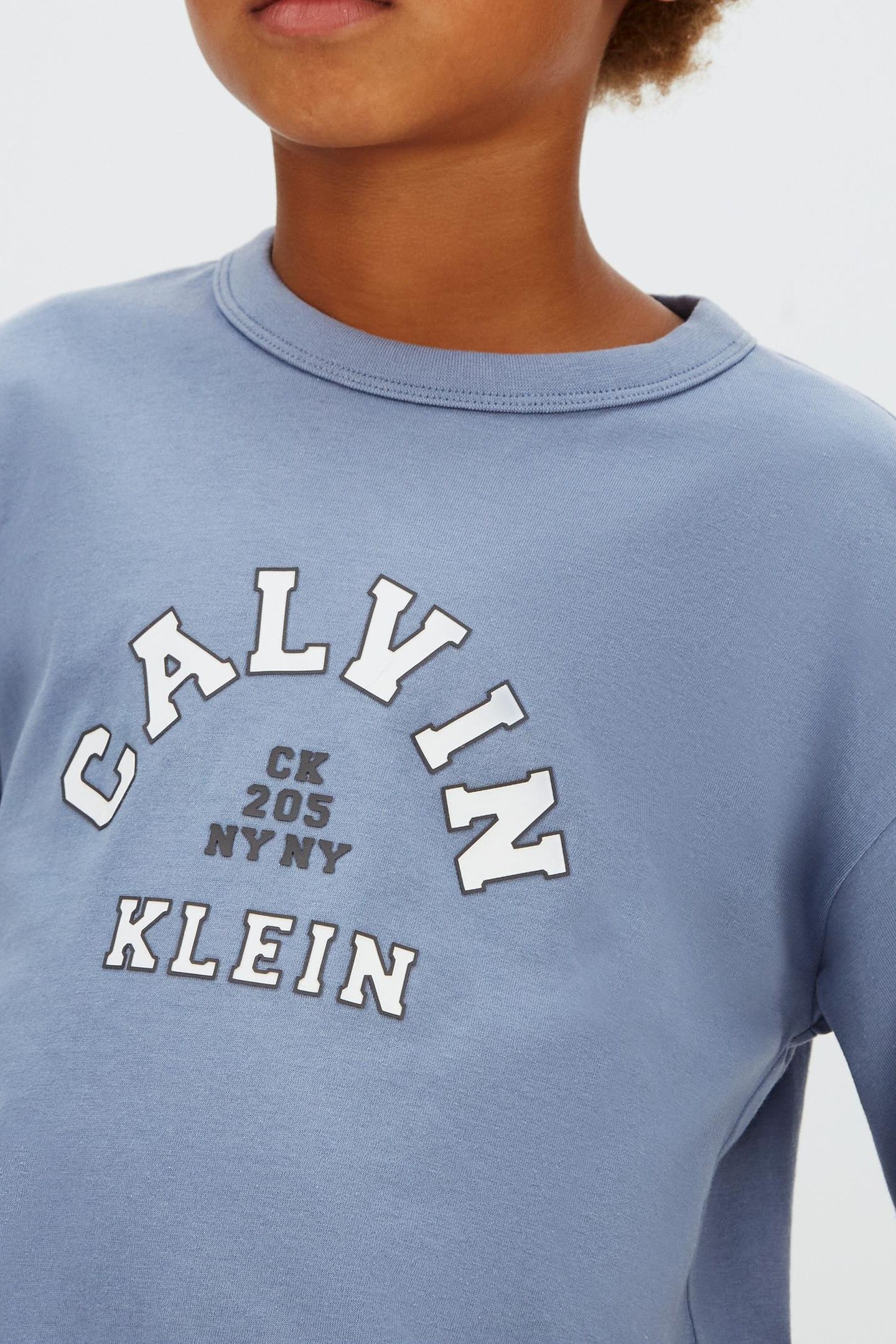 BOYS VARSITY GRAPHIC T-SHIRT SATIN BLUE 4