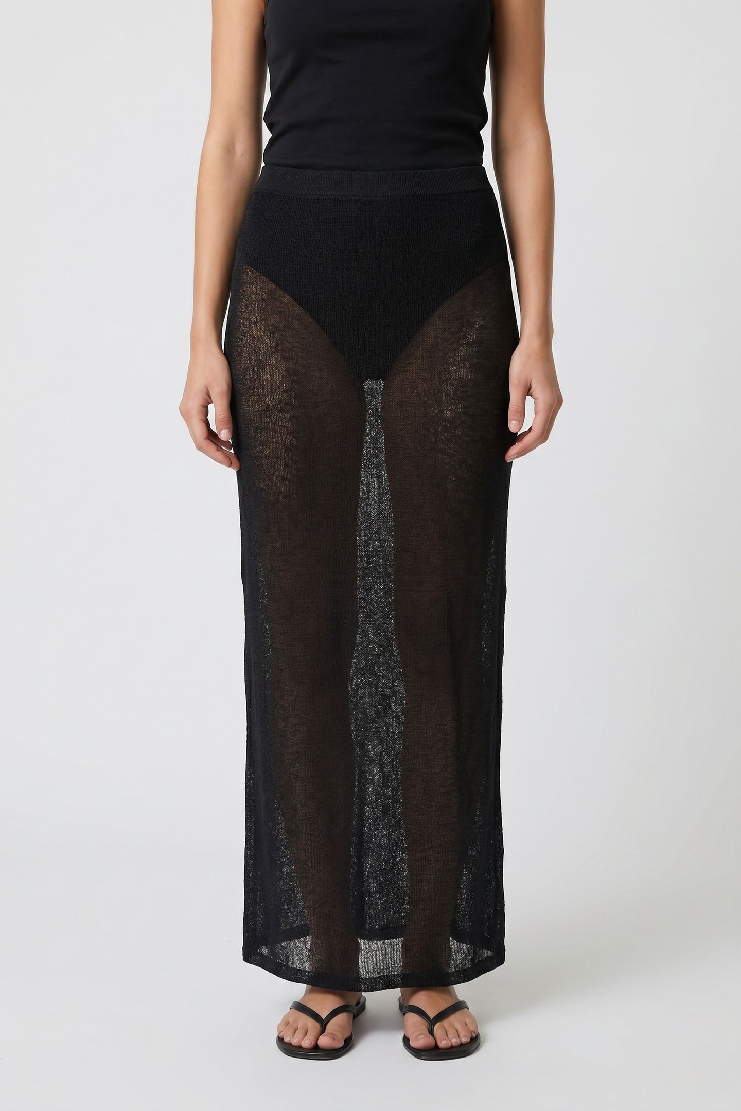 TANIA SKIRT BLACK 1