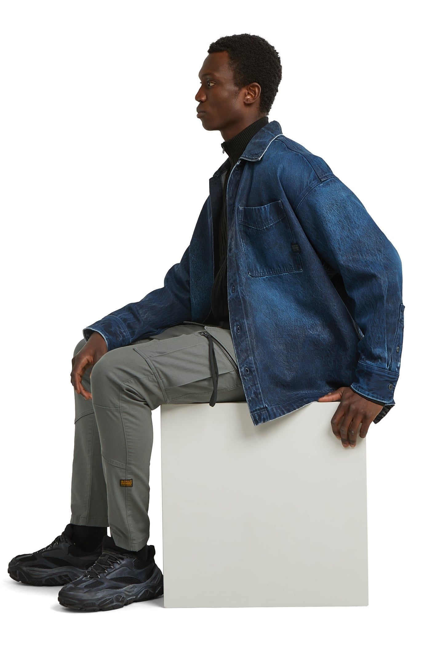ZIP POCKET 3D SKINNY CARGO 2.0 GREY 4