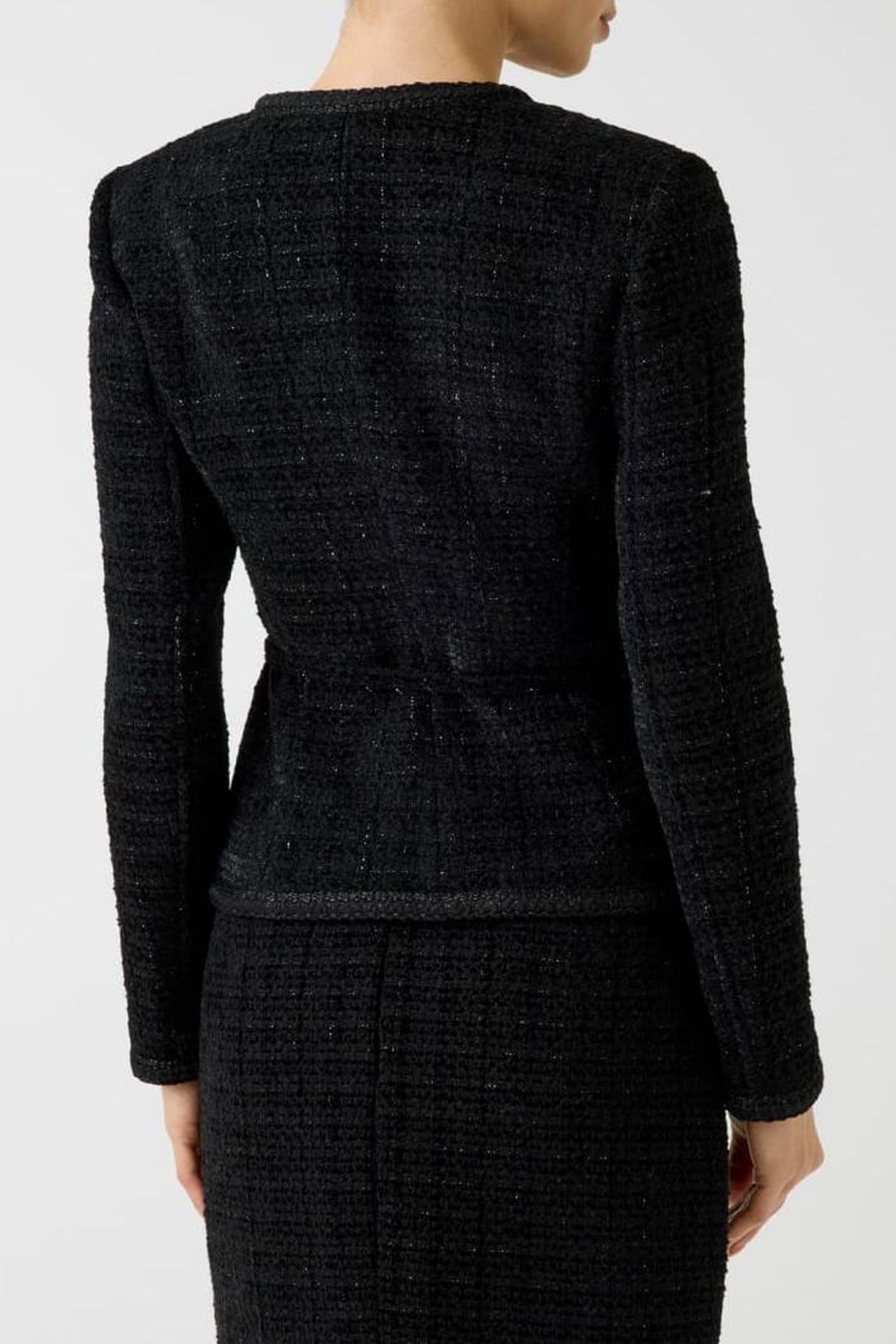 SUE BELTED BLAZER JET BLACK A996 6