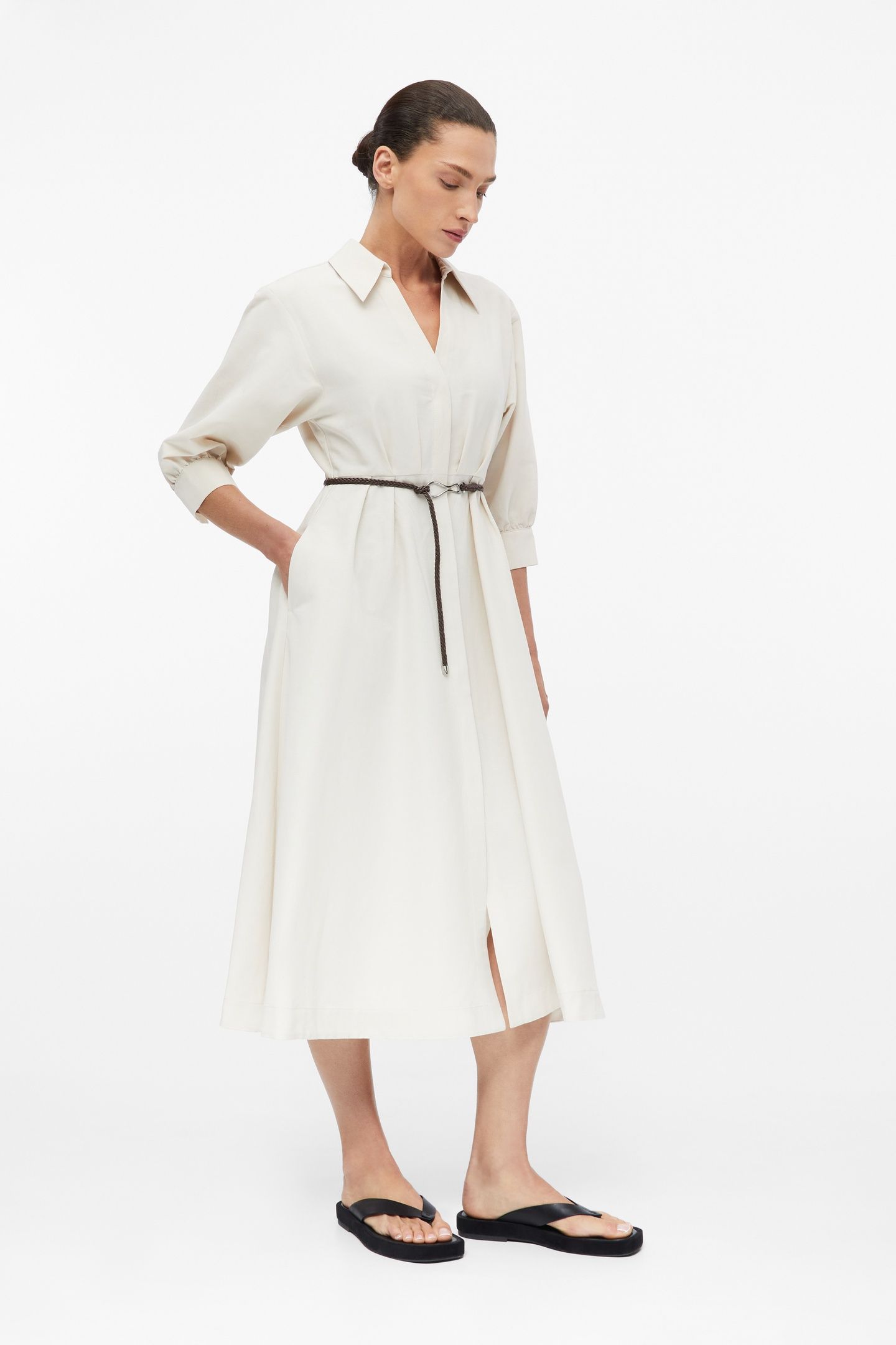 COMMA DRESSES BEIGE 3