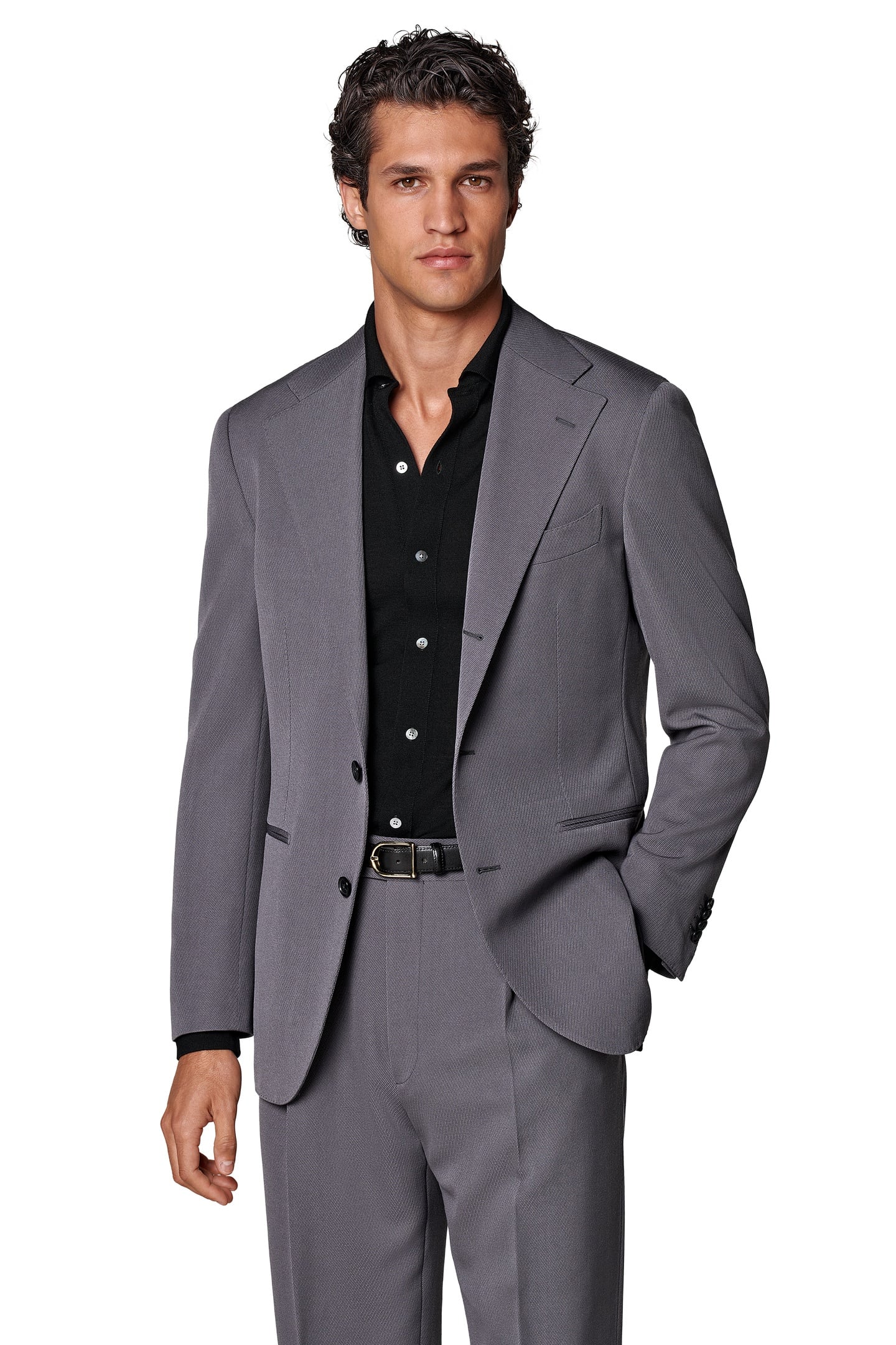 ROMA MID GREY PURE WOOL NESTED SUITS MID GREY 2