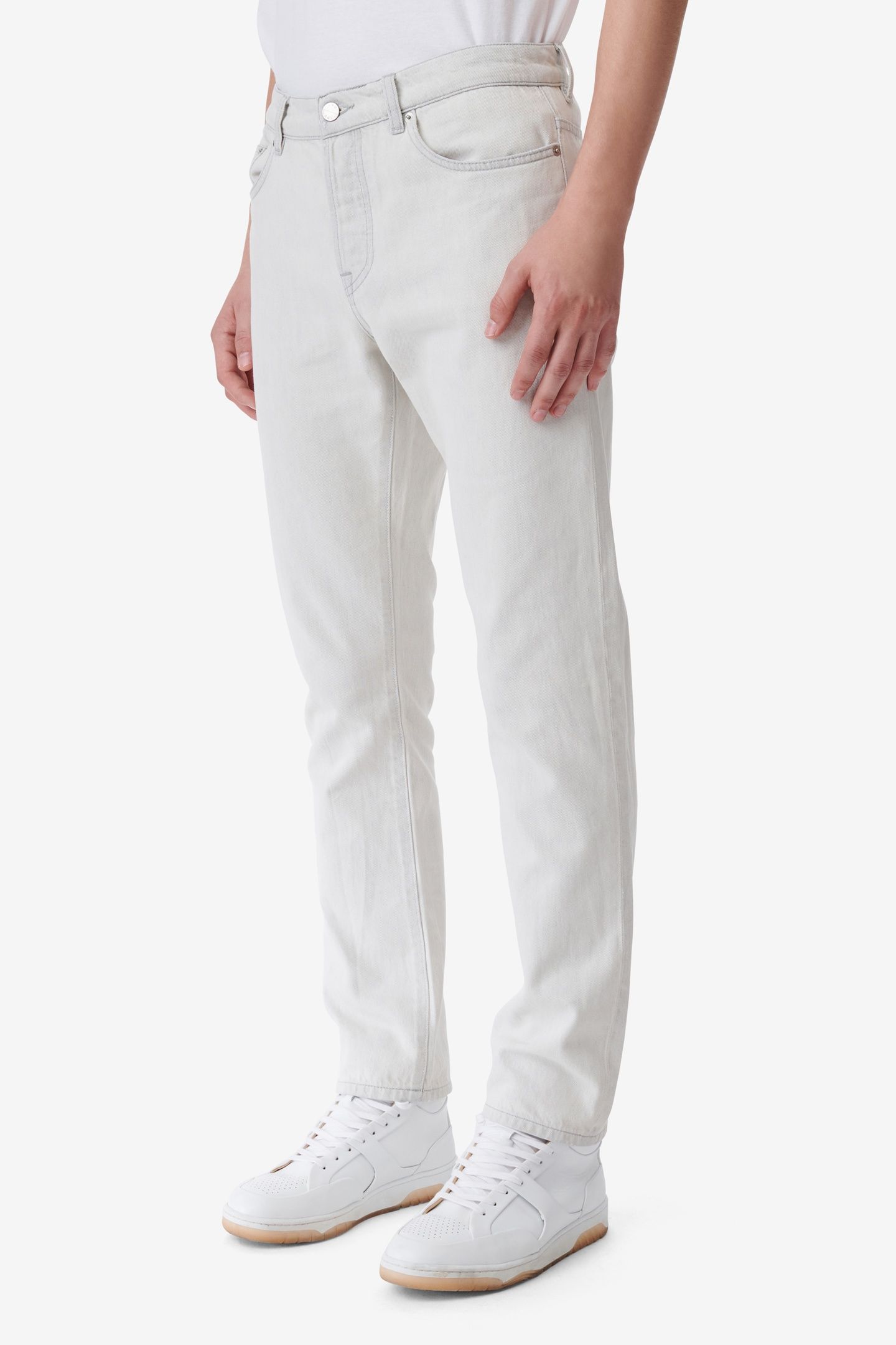 DAXOES TROUSER BLEACHED GREY 1