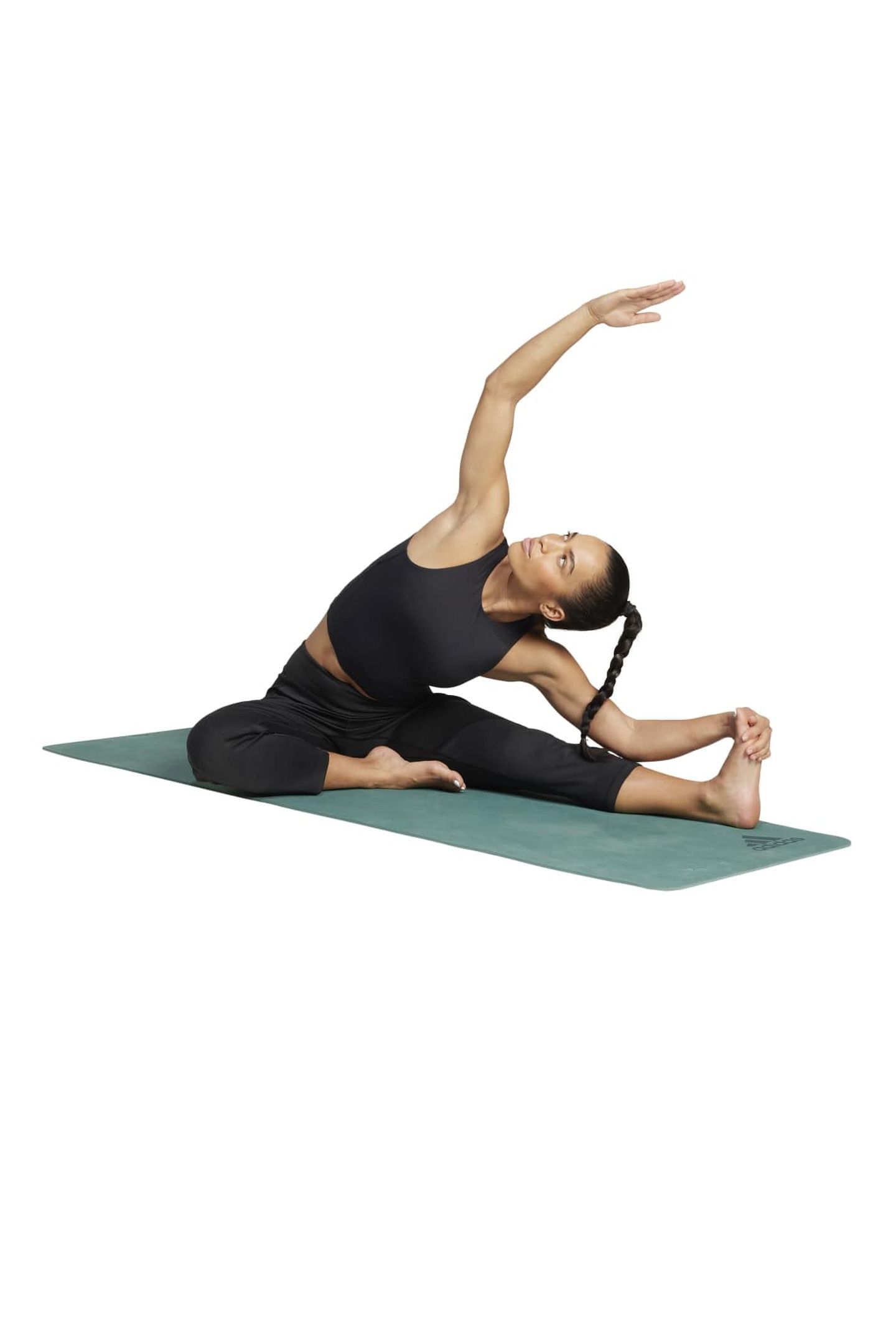 PERFORMANCE YOGA CROPPED TANK WITH INNER SHELF BLACK 5