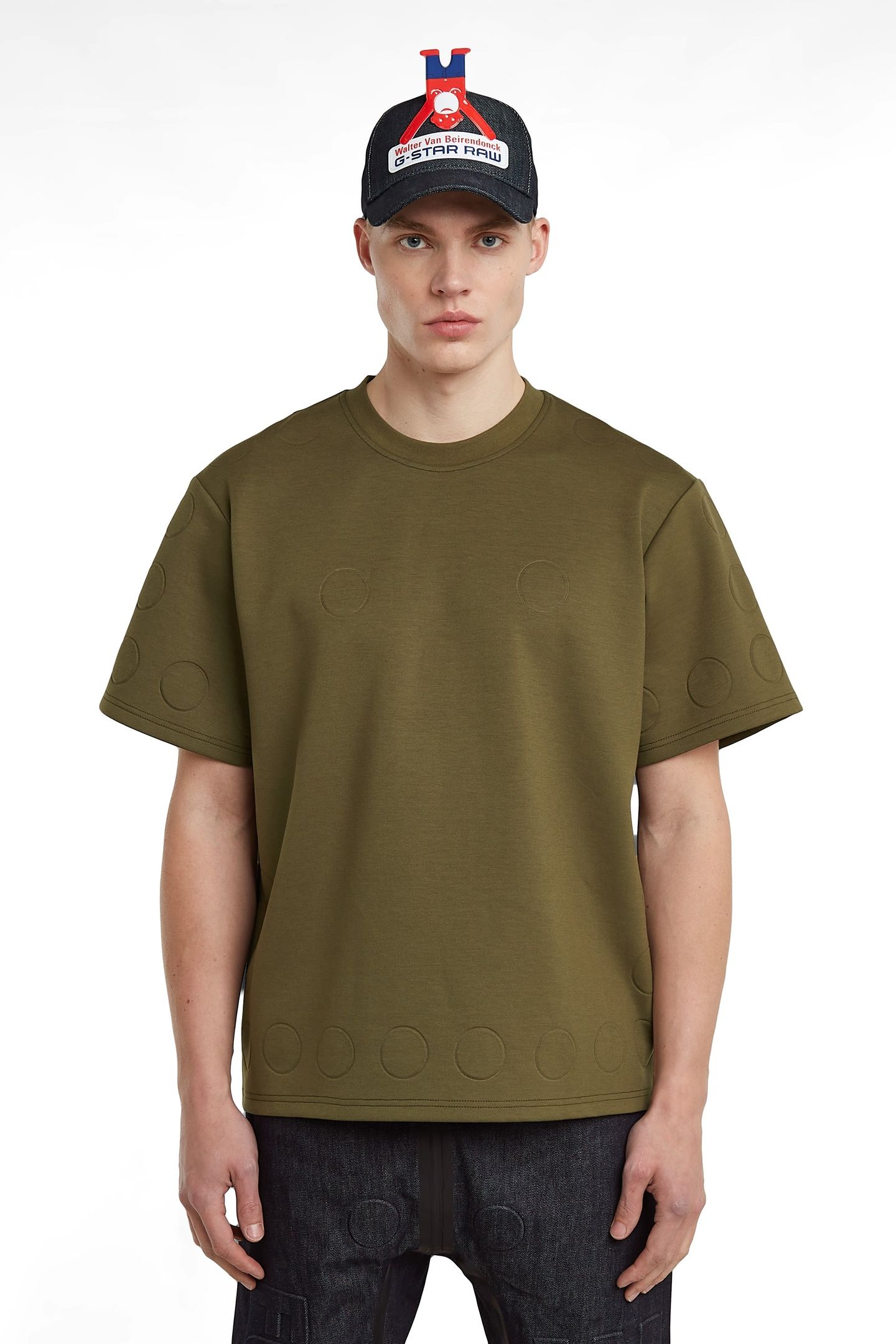 GSXWVB OVERSIZED BOXY TEE ARMY GREEN 1
