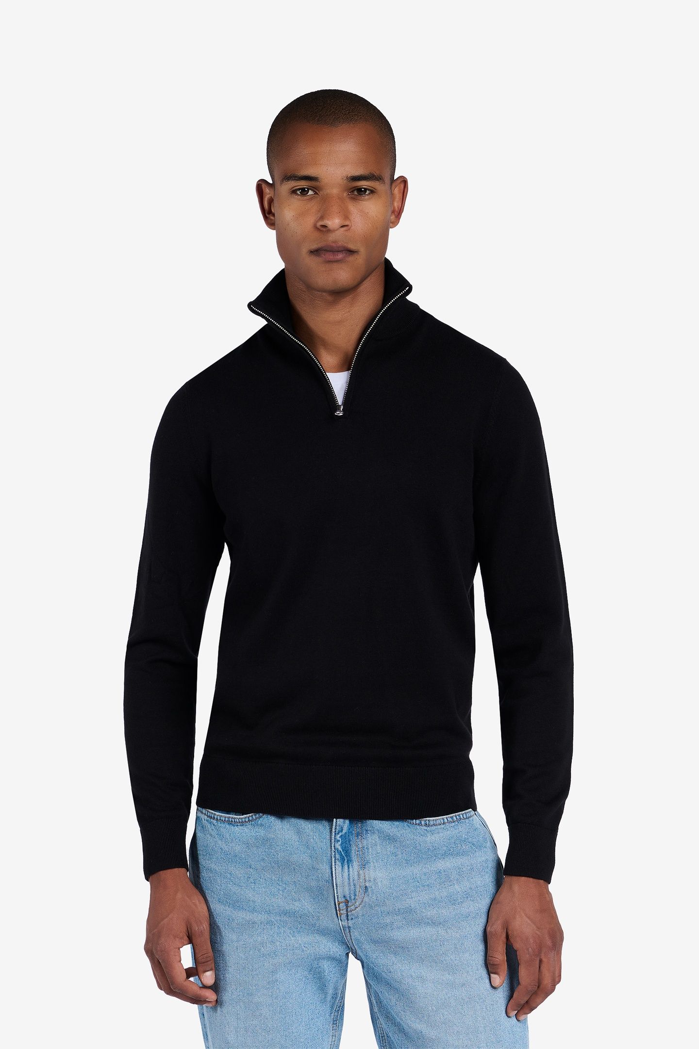 MAGNUS HEAVYWEIGHT COTTON-SILK BLACK 1