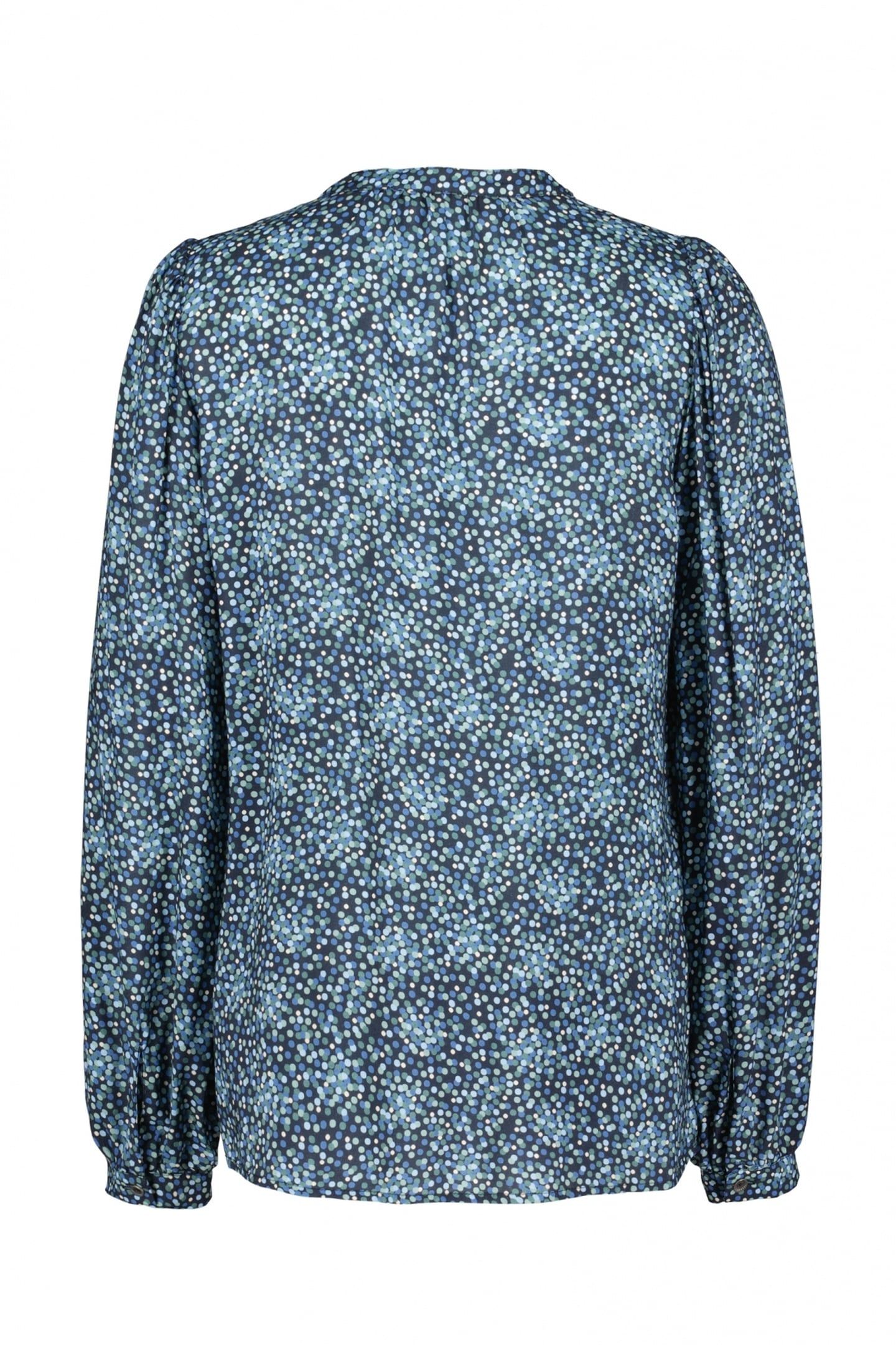 BLOUSE TYLA DARK BLUE FUJI XS PRINT 9
