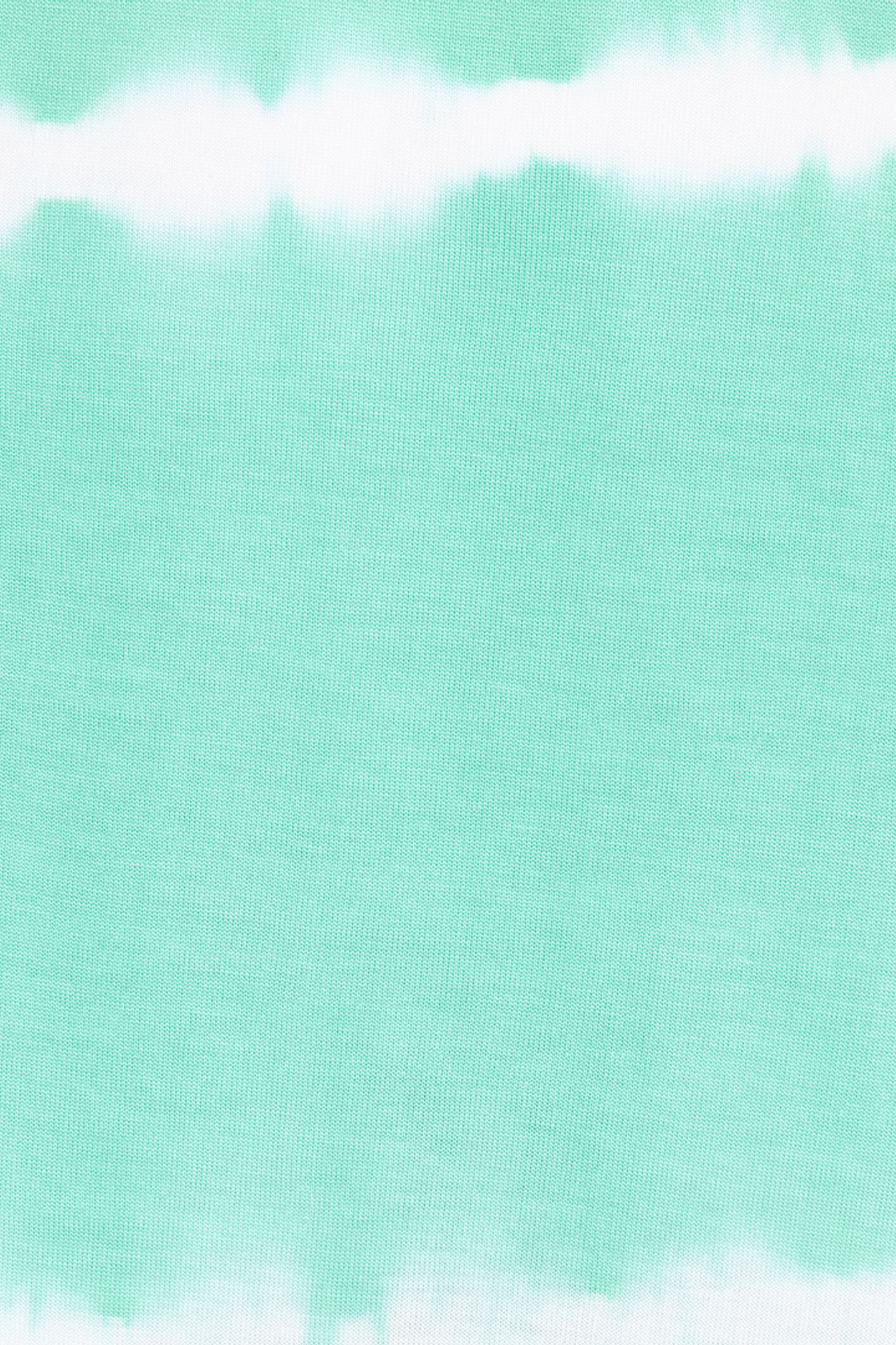 DRESS LONG SPLIT TIE DYE GREEN 6