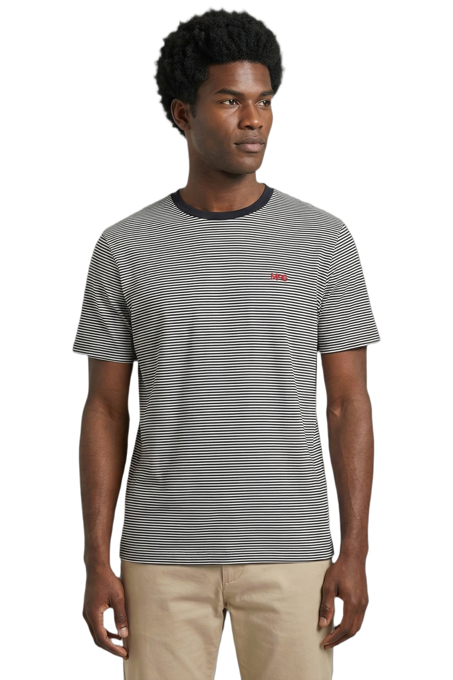 STRIPED T-SHIRT NAVY 1