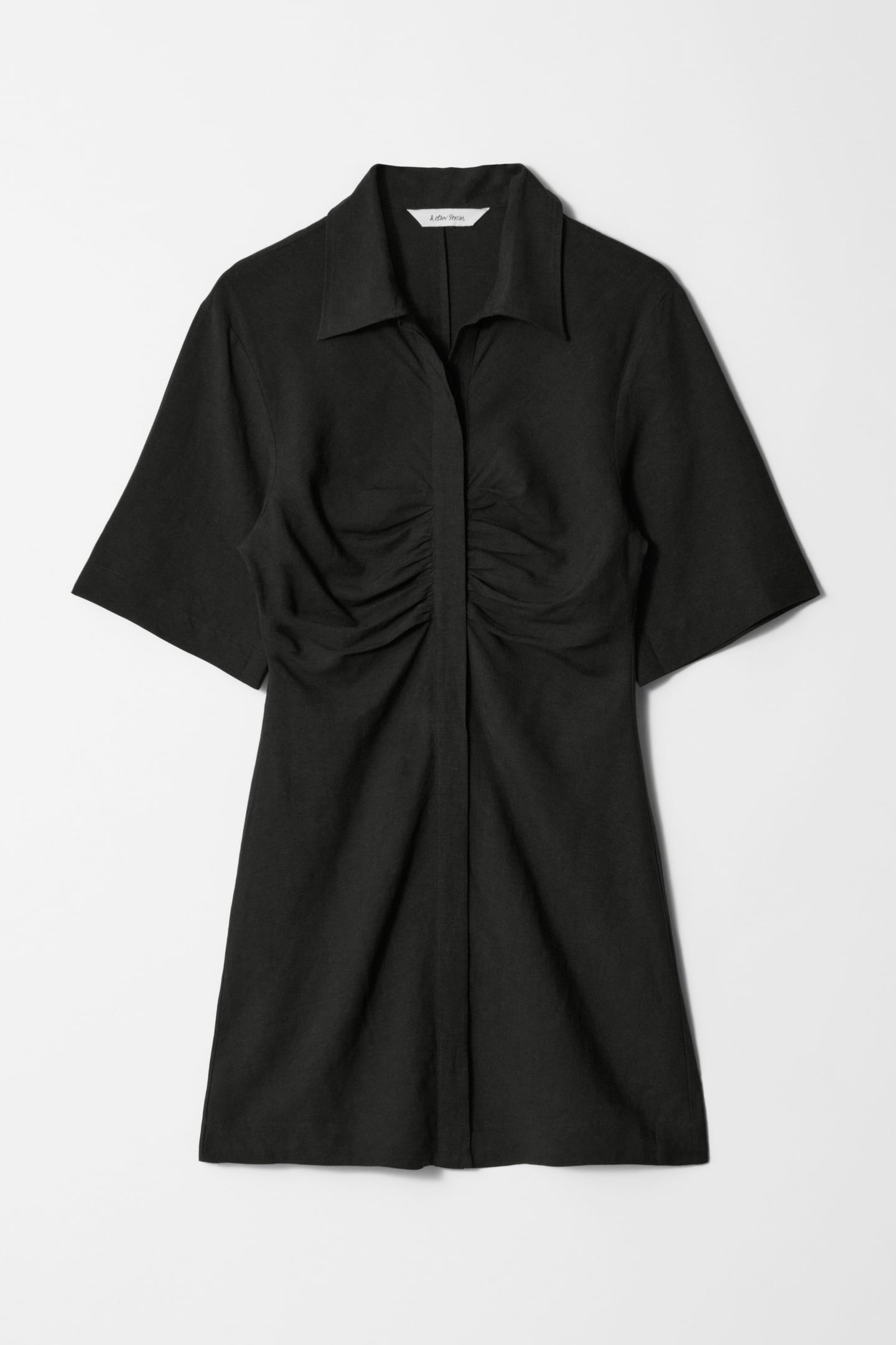 ALLY SHIRT DRESS BLACK 3