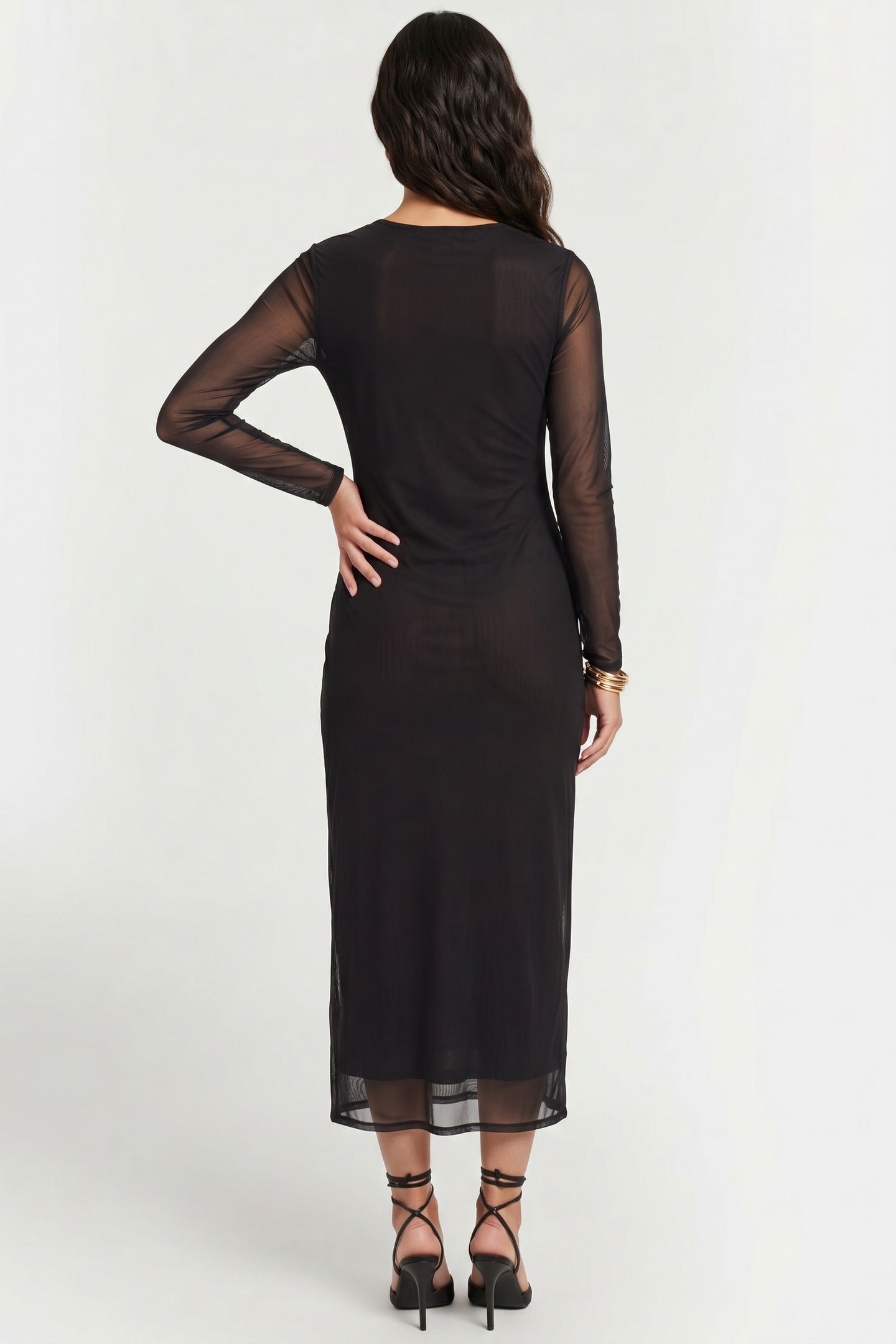 ST ZED MESH DRESS BLACK 2