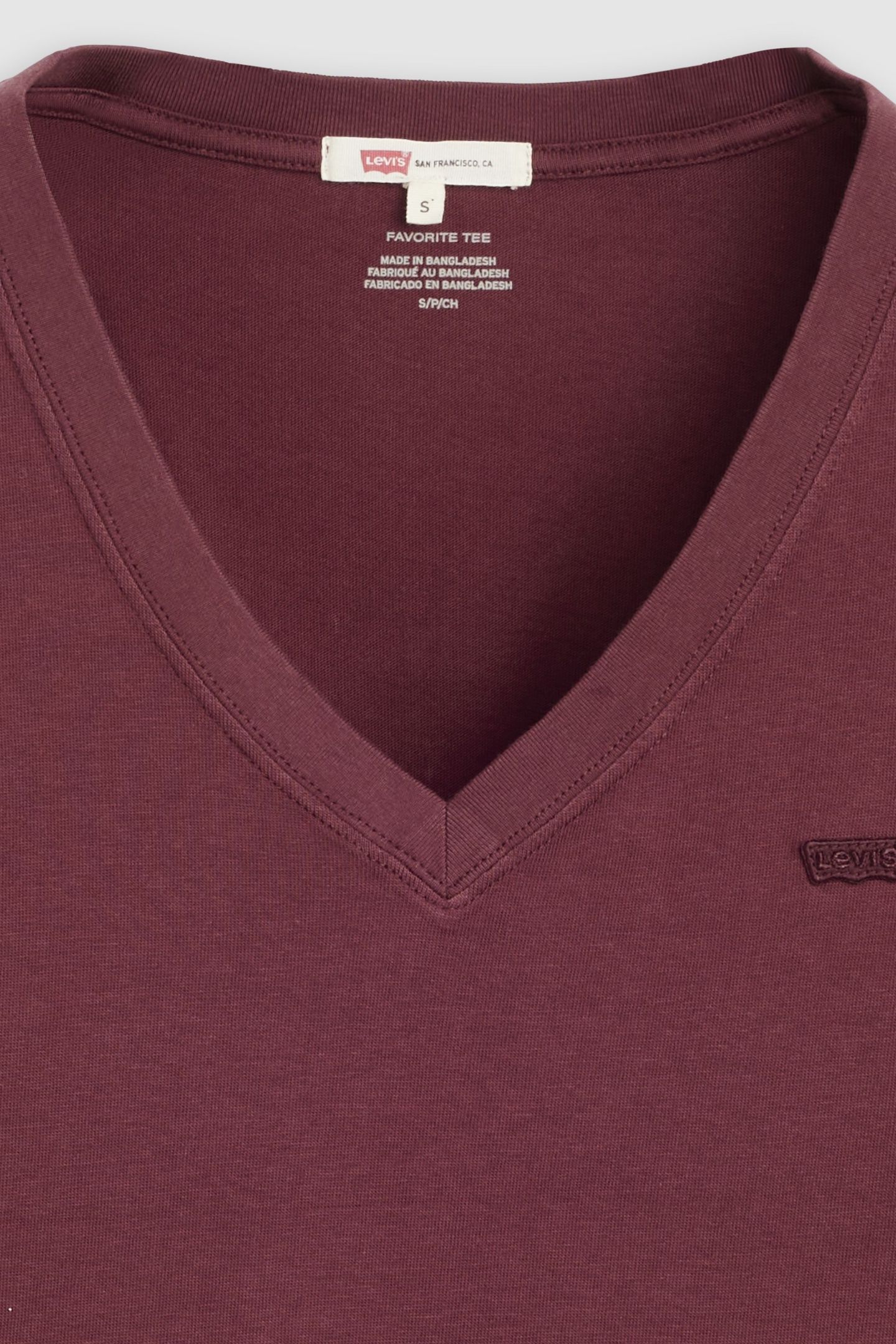 FAVORITE COTTON V-NECK TEE 2