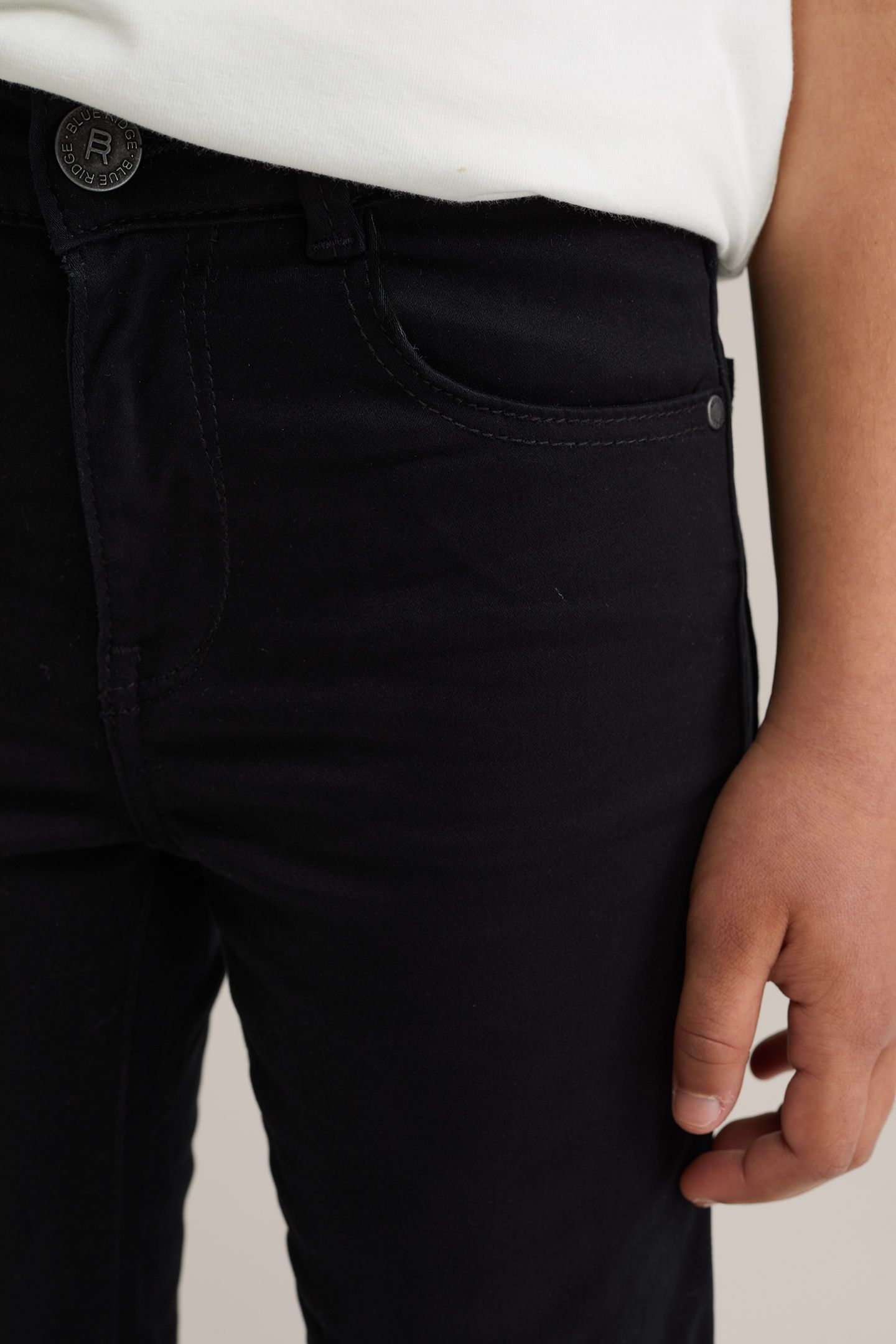 5-POCKET MID WAIST BLACK 6