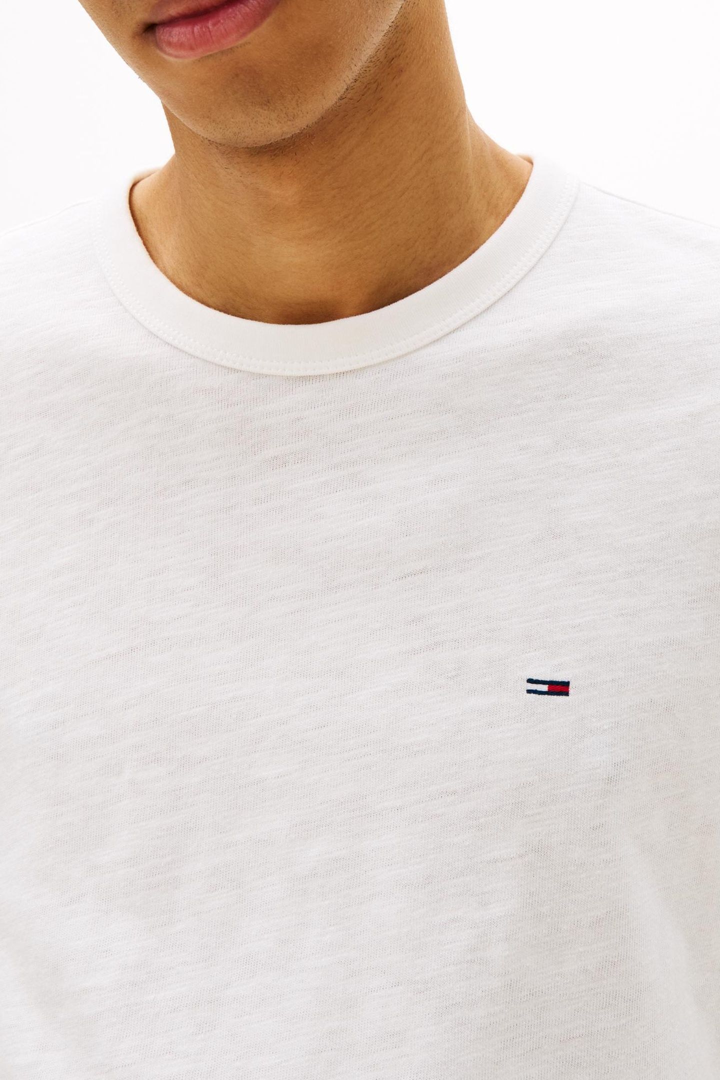 TJM REGULAR SFLAG SLUB T-SHIRT ECRU 5