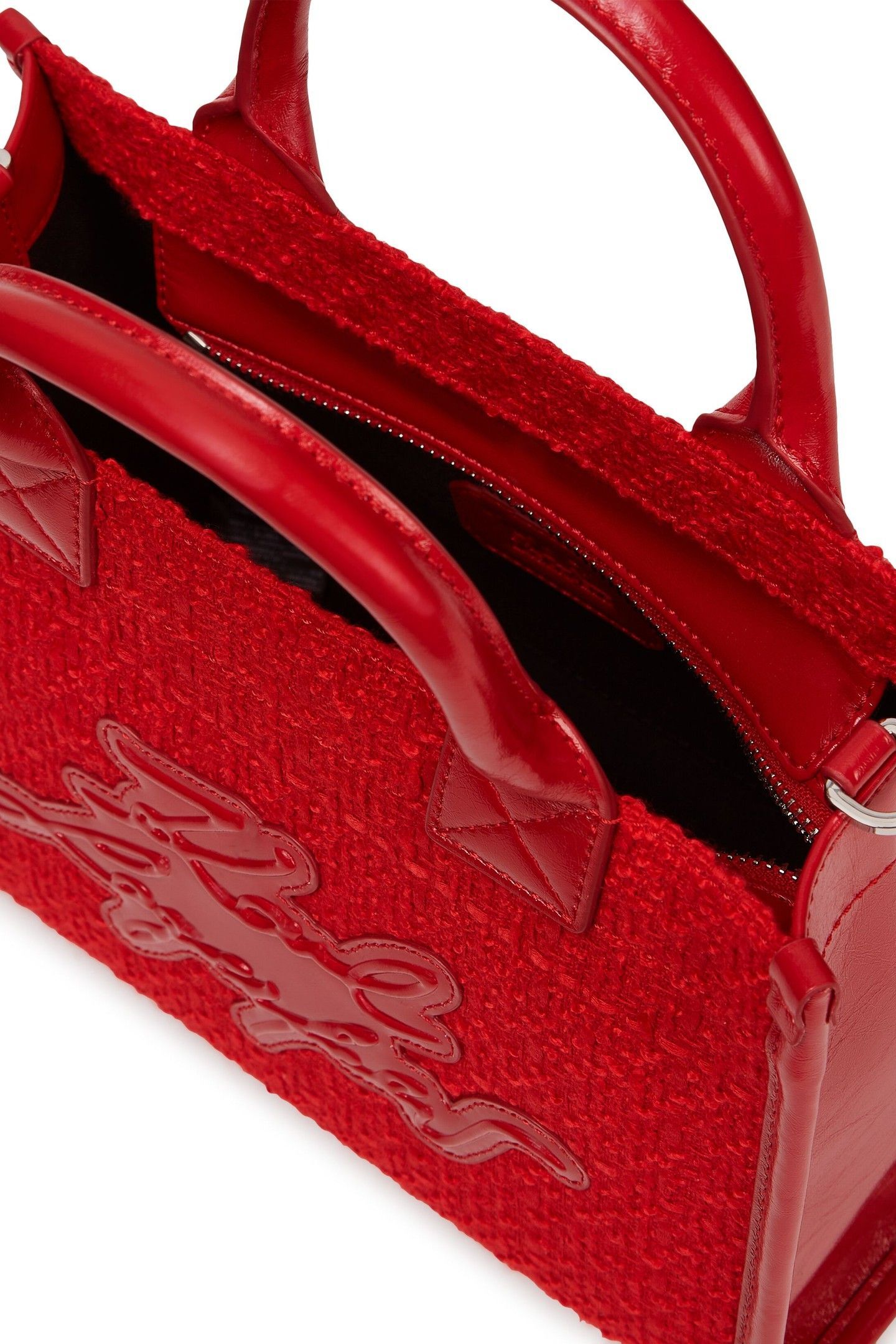 K/SHOPPER TEXT SMALL TOTE KLASSIC RED 3