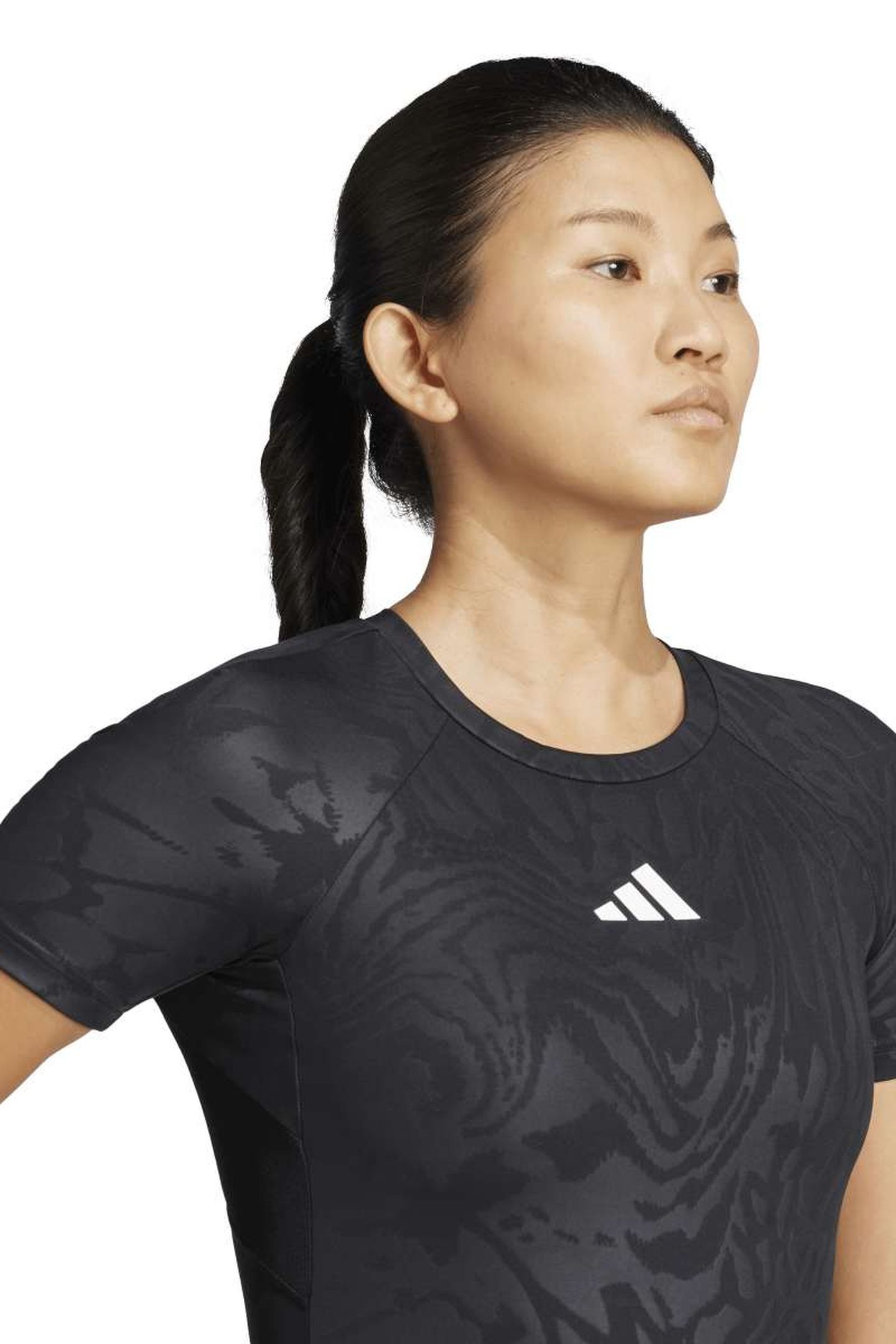 PERFORMANCE TECHFIT PRINTED T-SHIRT BLACK 7