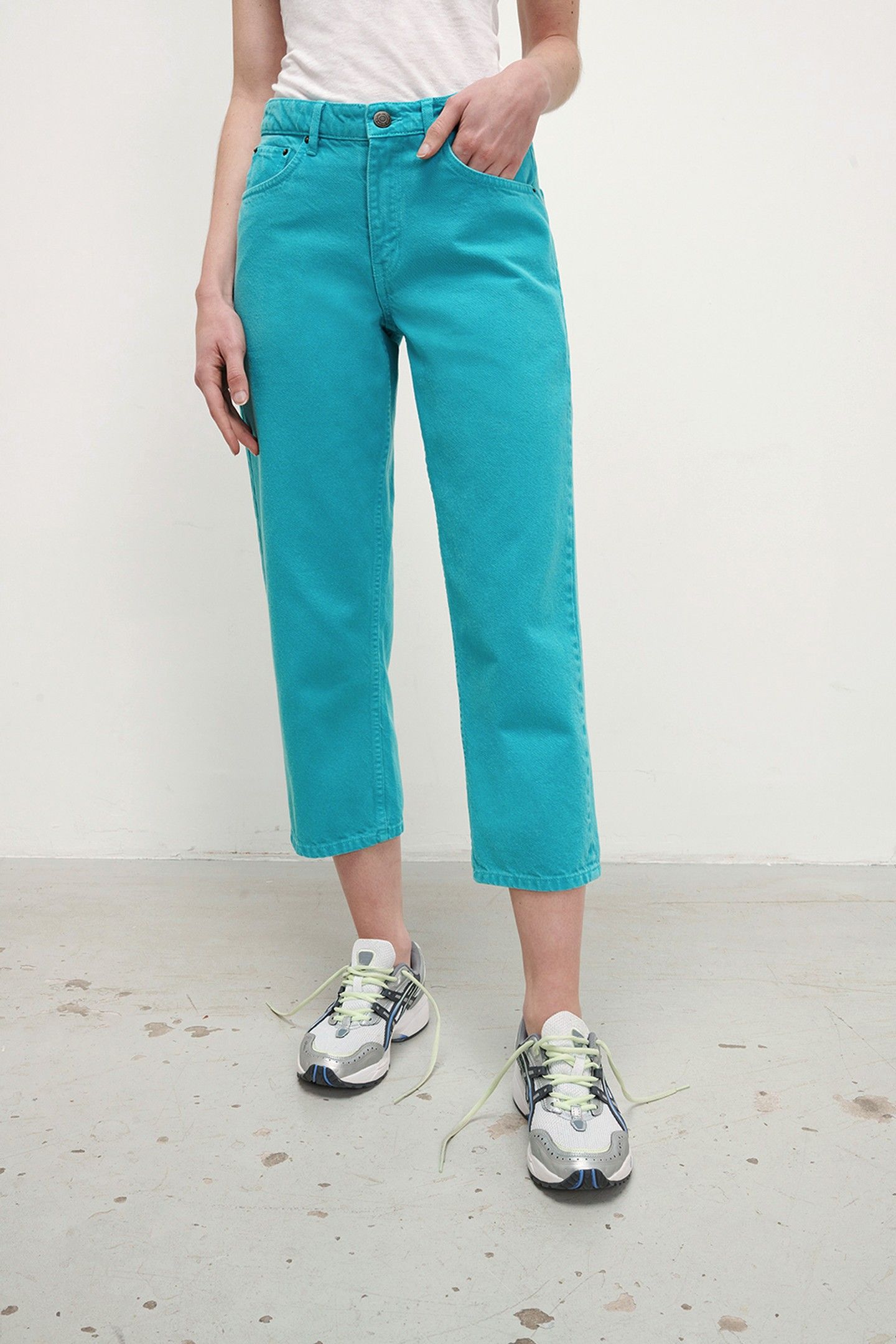 DATCITY 5 POCKETS JEANS TURQUOISE VINTAGE 2