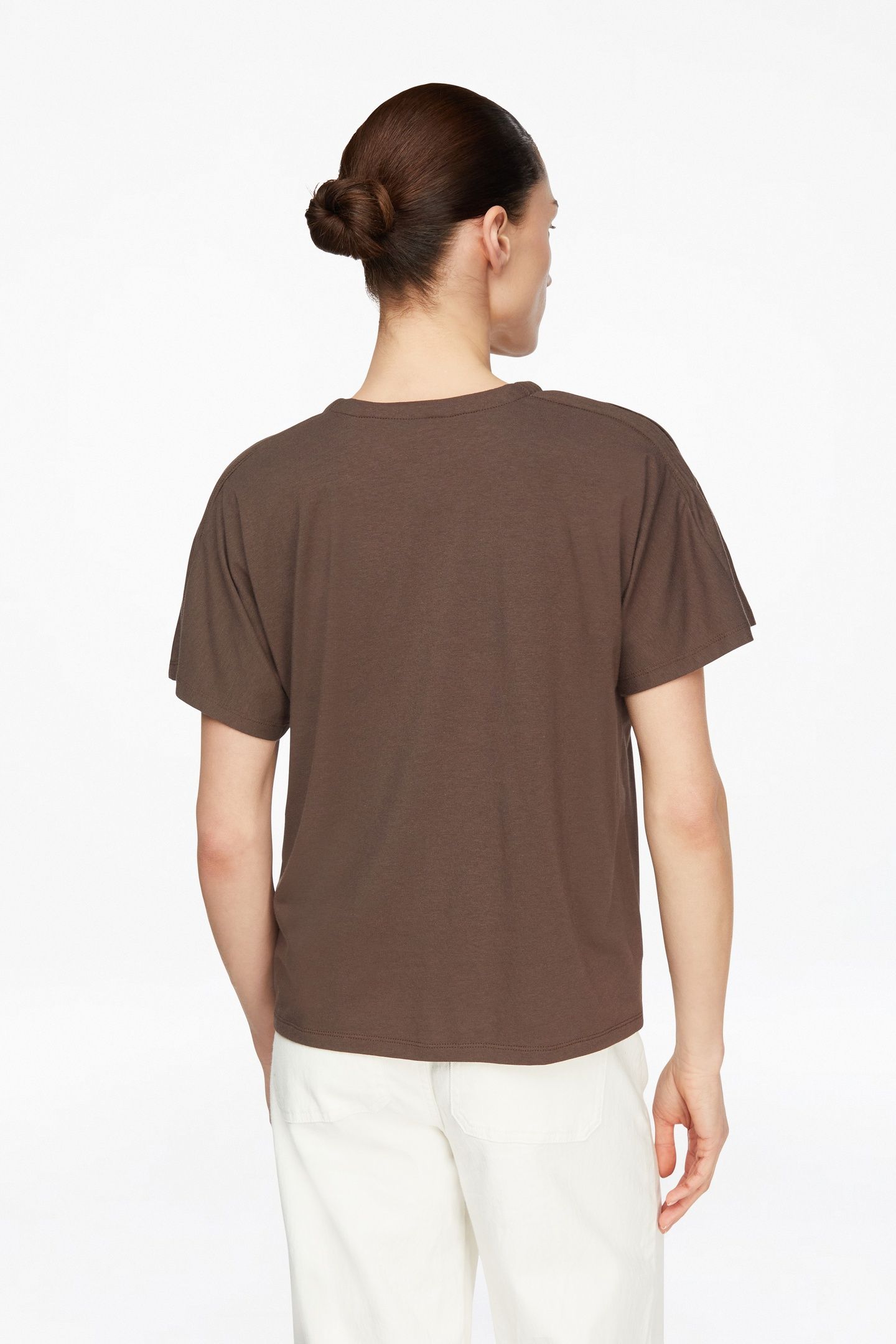 COMMA T-SHIRTS BROWN 2