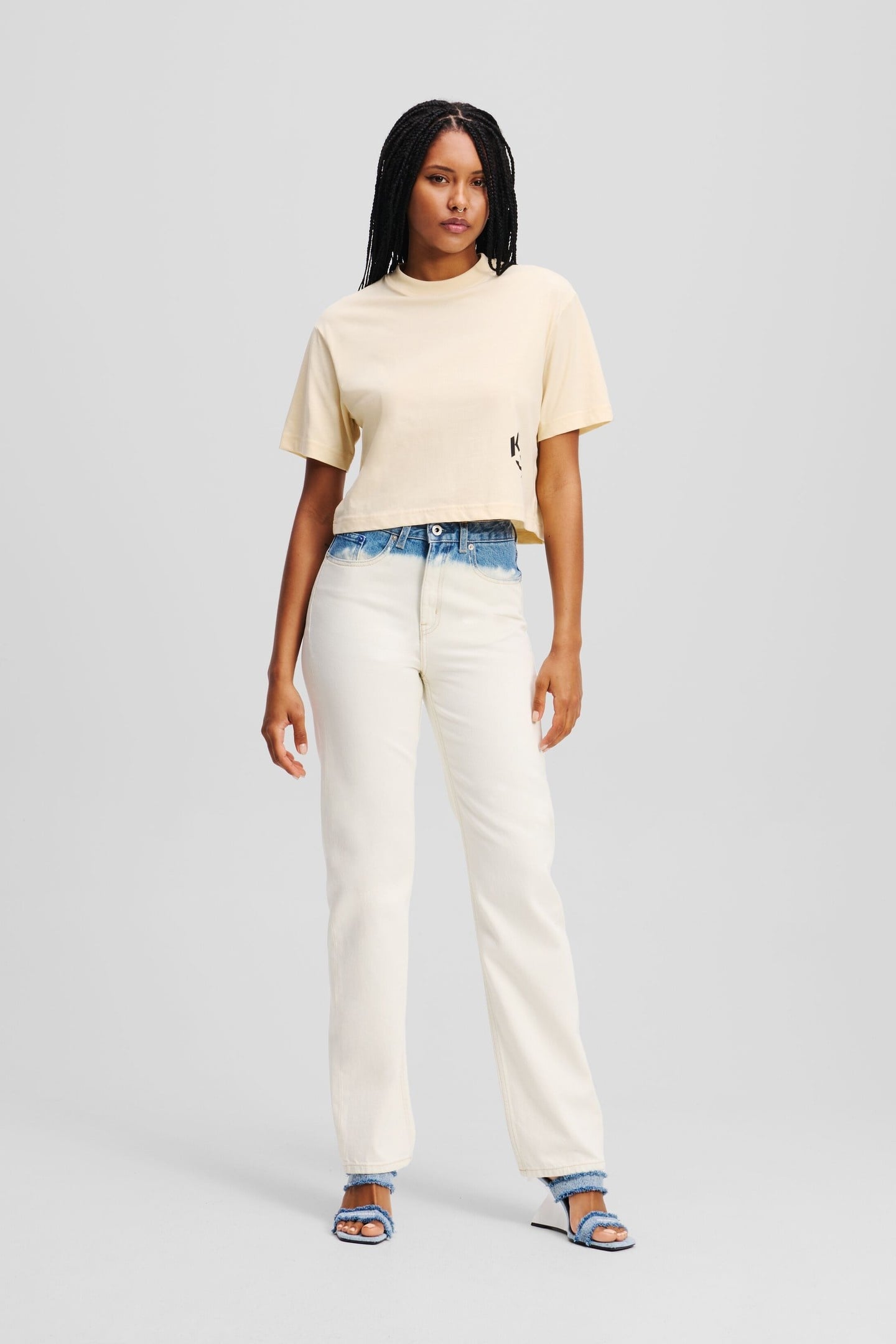 STRAIGHT OMBRE DENIM BLUE OMBRE 1