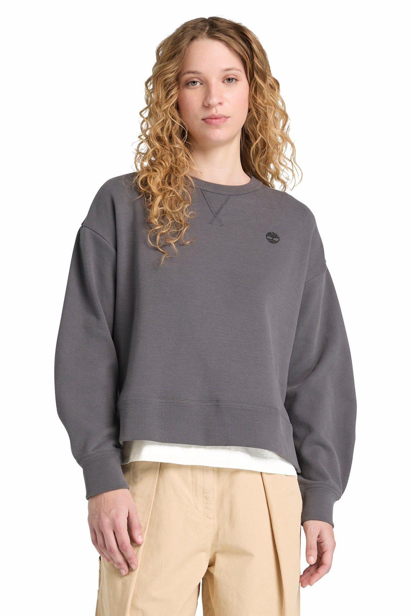 LUSH CREW SWEATSHIRT DARK GREY 2