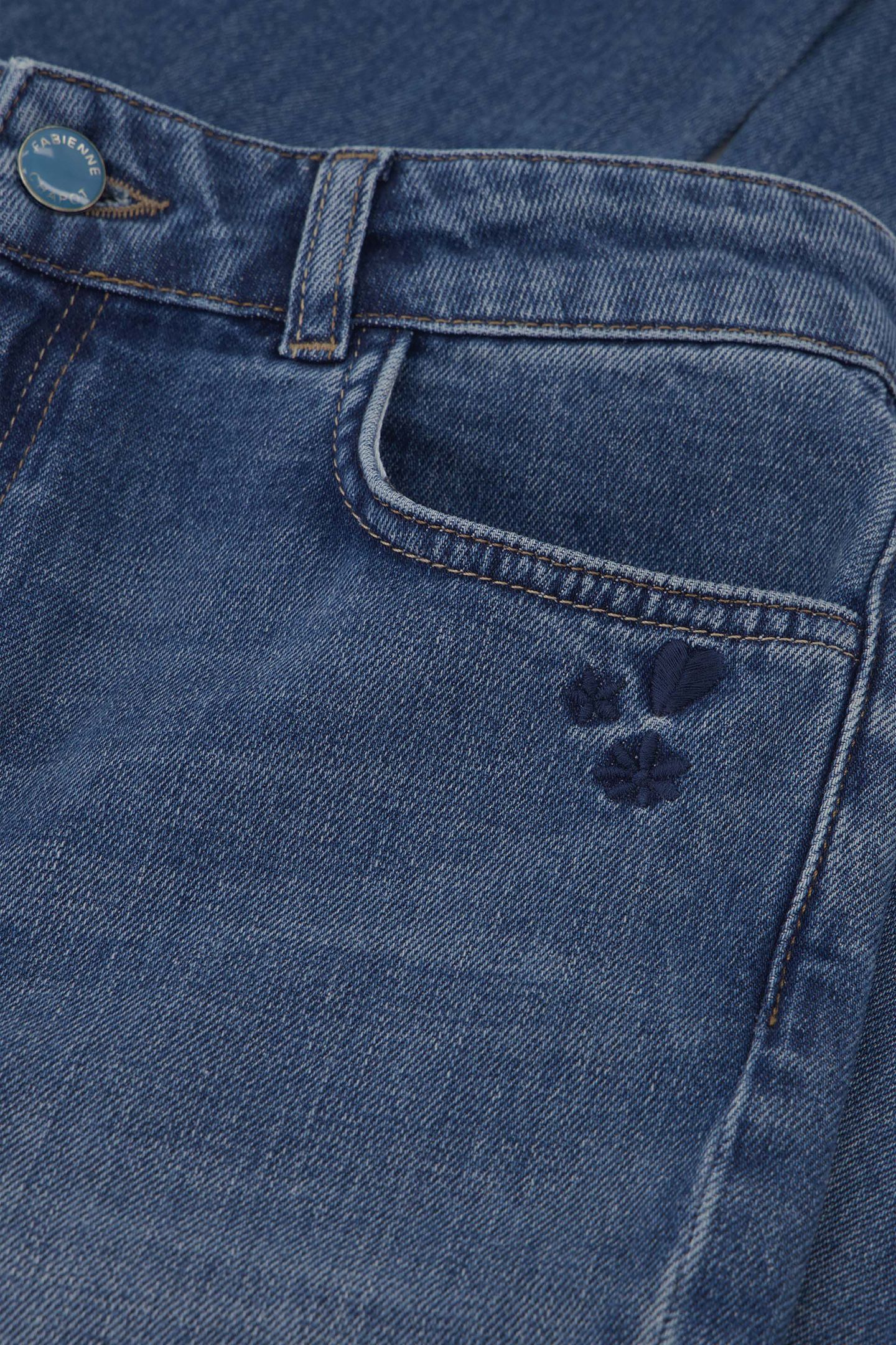 THEA WIDE LEG JEANS CORNFLOWER BLUE 6