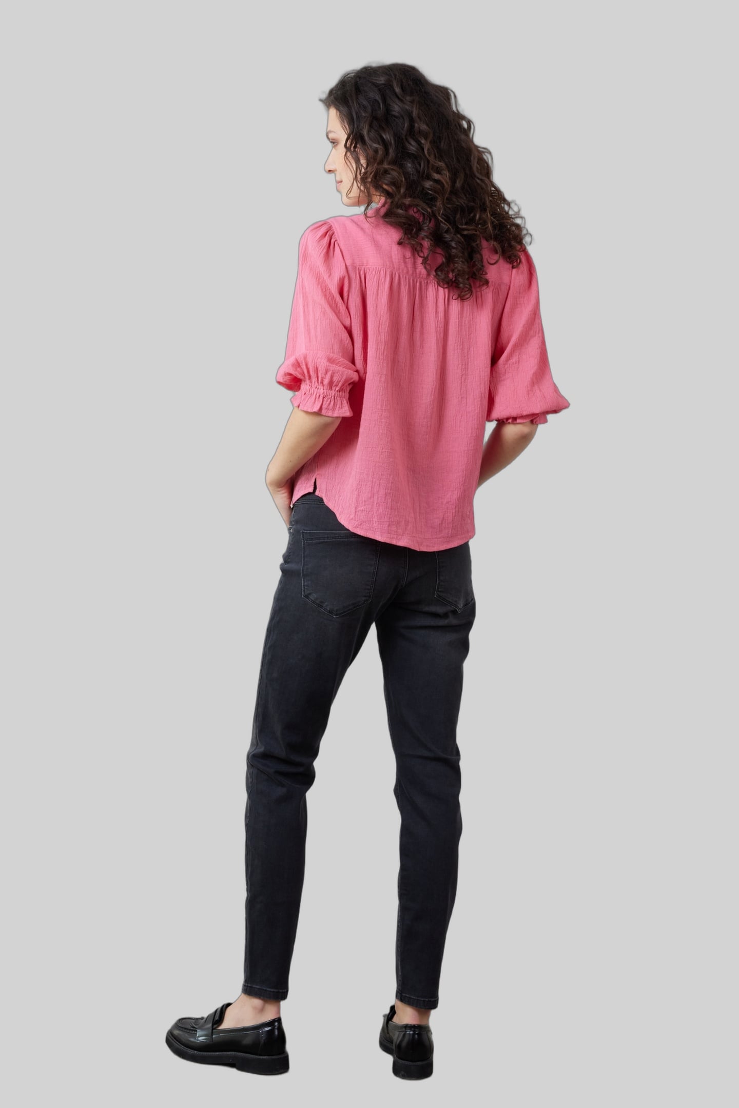BLOUSE PARIS HOLLY BERRY ROSE 4