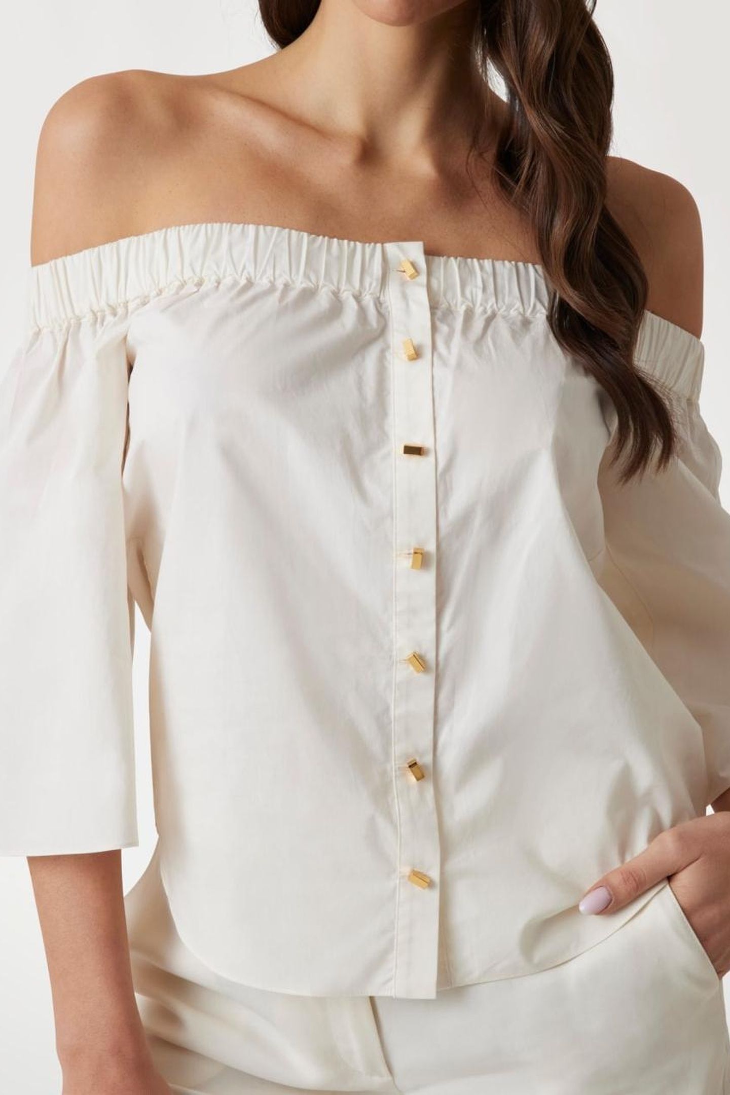 PAT OFF SHOULDER TOP SANDY SHORE 10