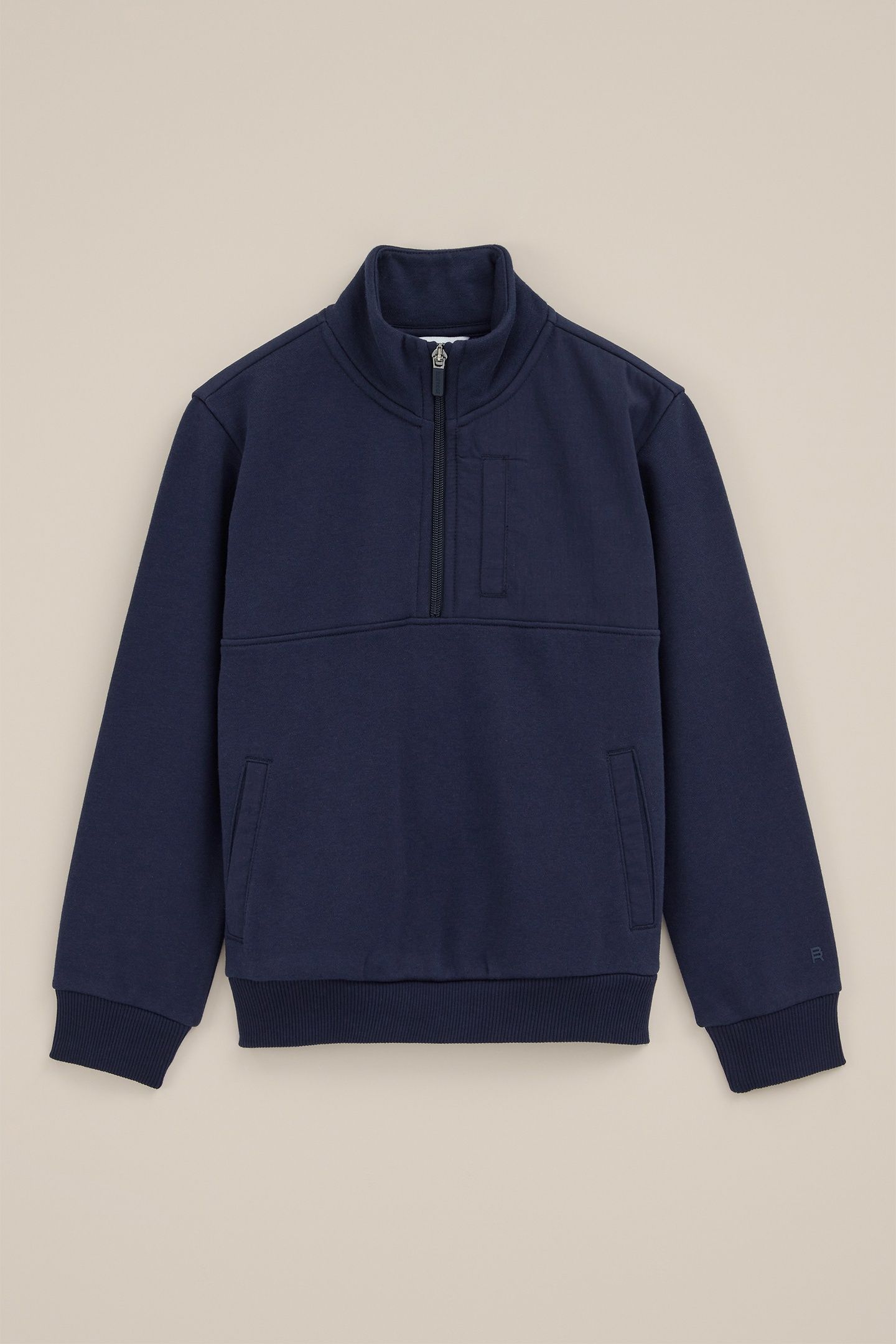 HALFWAY ZIPPER NAVY BLUE 3