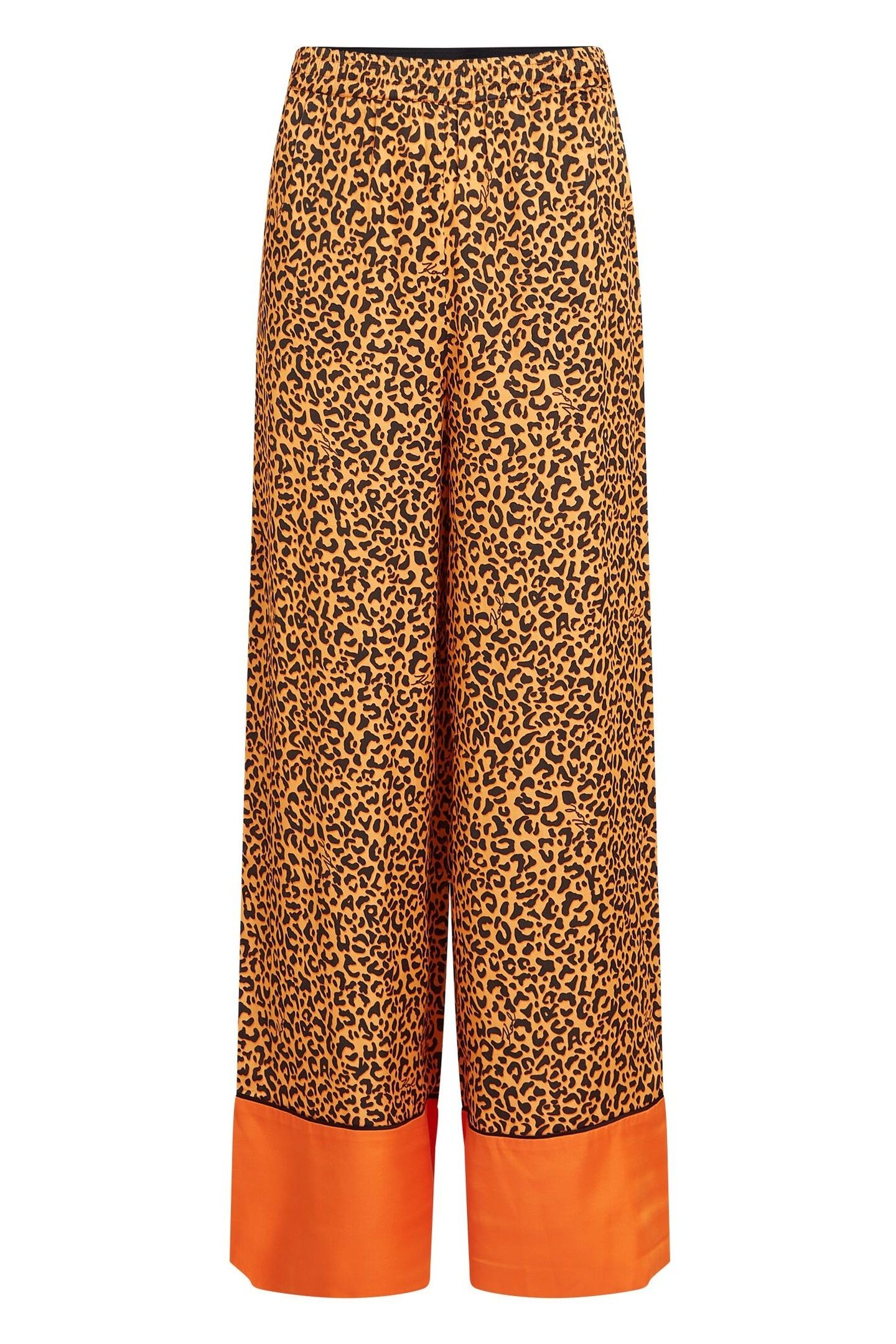 LEO PRINTED WIDELEG PANTS KARL LEOPARD ORANGE 3
