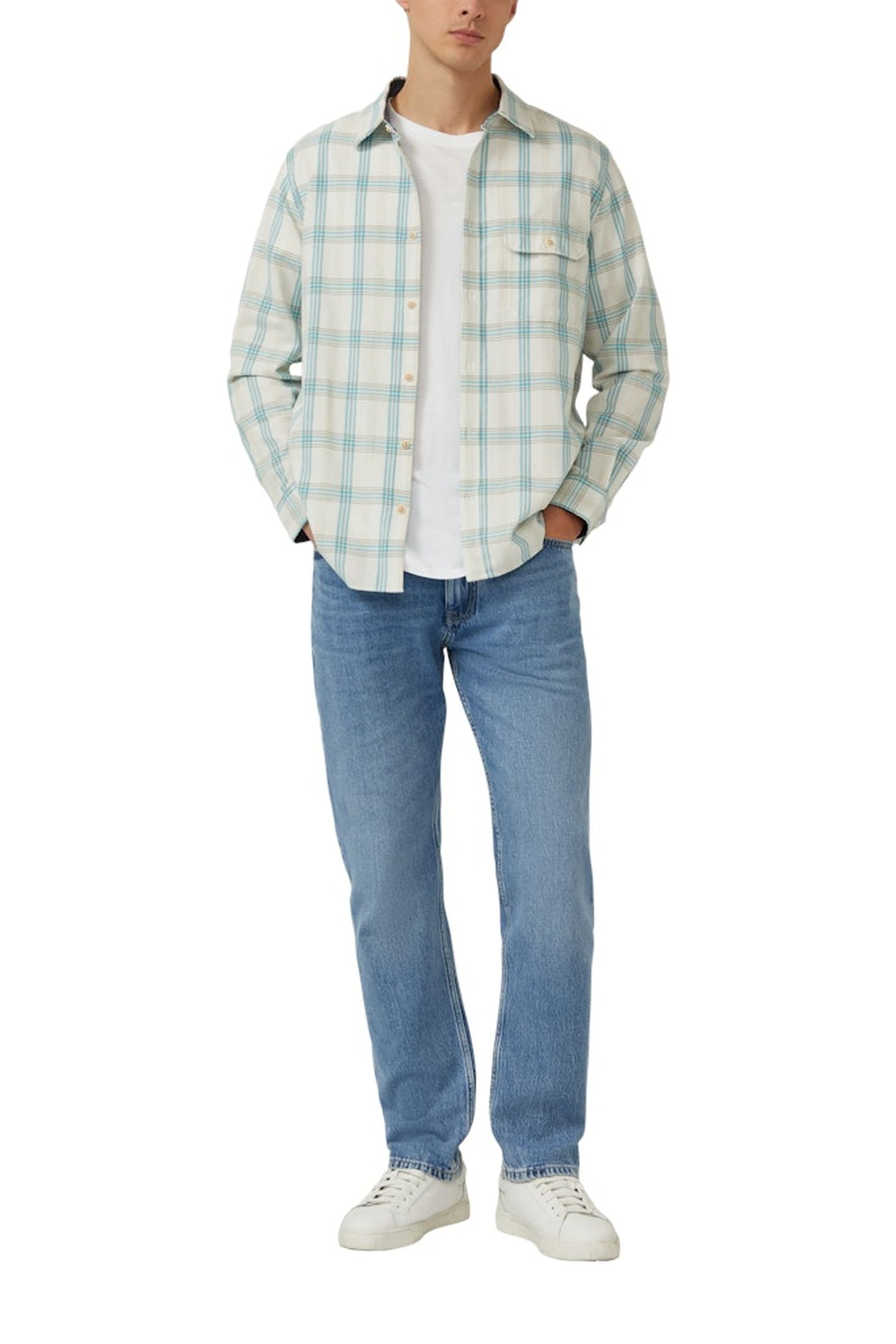 S.OLIVER SHIRTS BLUE AQUA 3