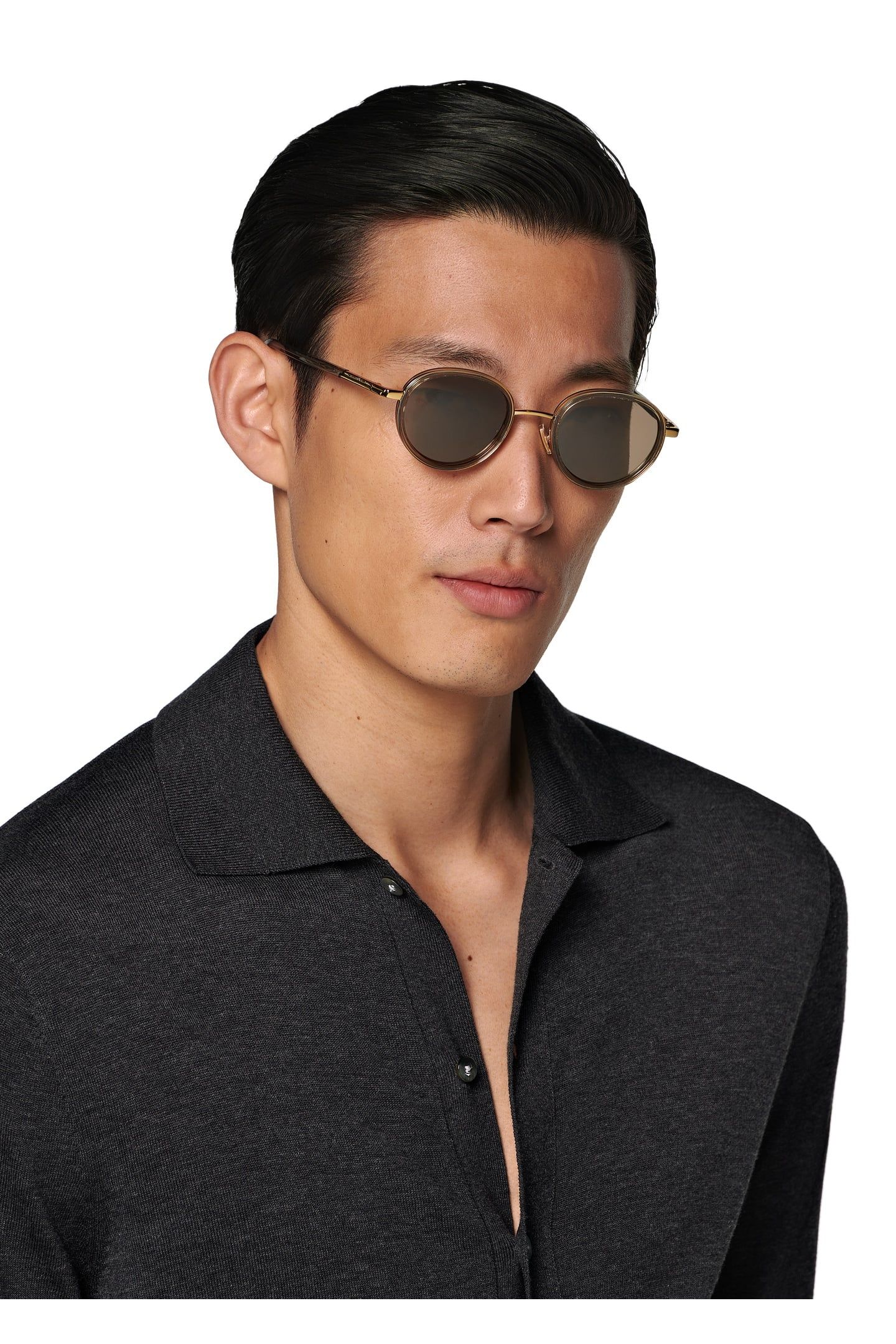 LS POLO CARDIGAN DARK GREY POLO DARK GREY 5