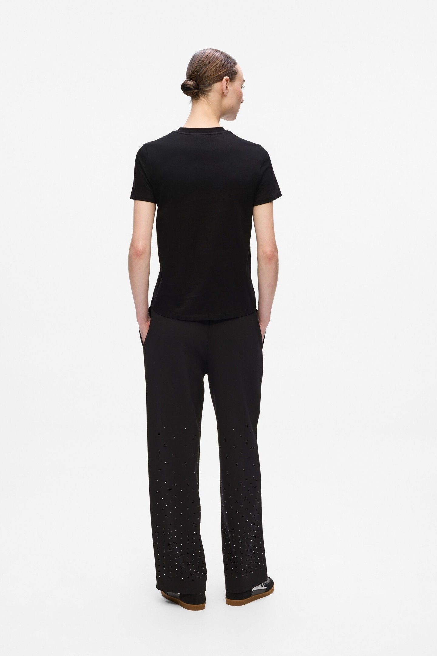 RHINESTONE RAIN T-SHIRT BLACK 6