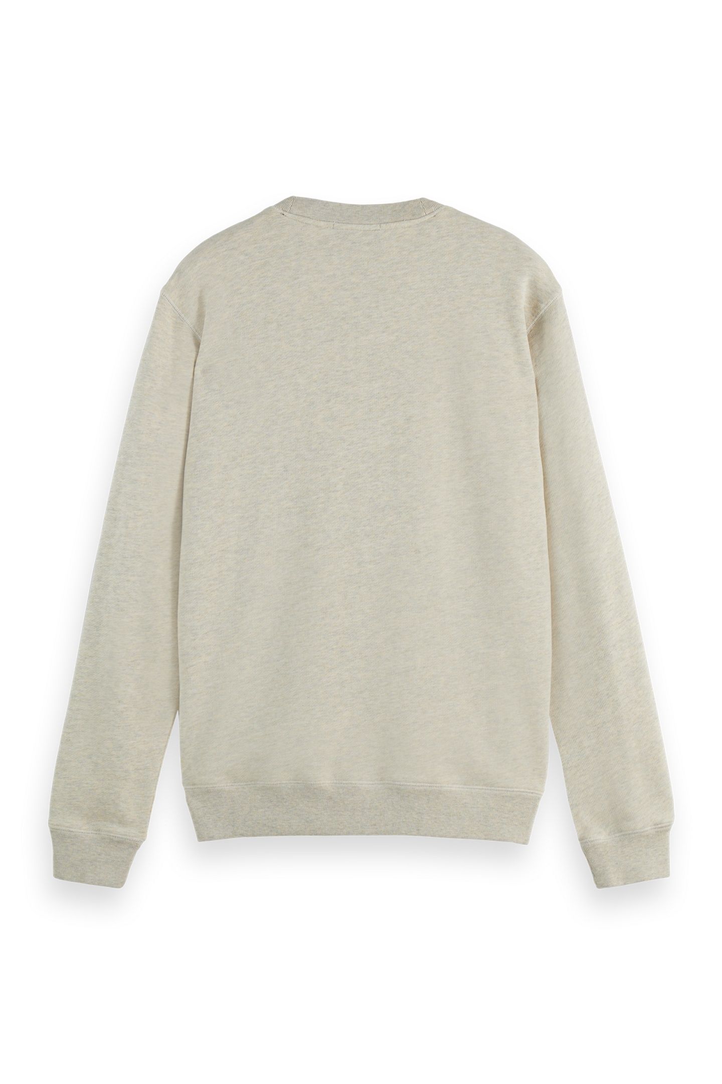DENIM WASHED ARTWORK SWEATSHIRT ECRU MELANGE 2