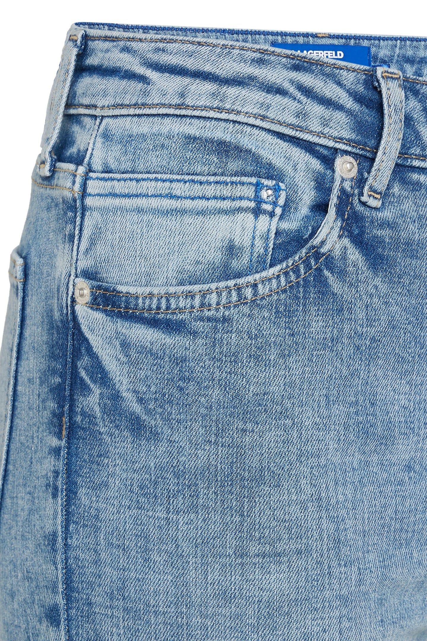 KLJ HR SKINNY SHANK DENIM VISUAL BLUE 5