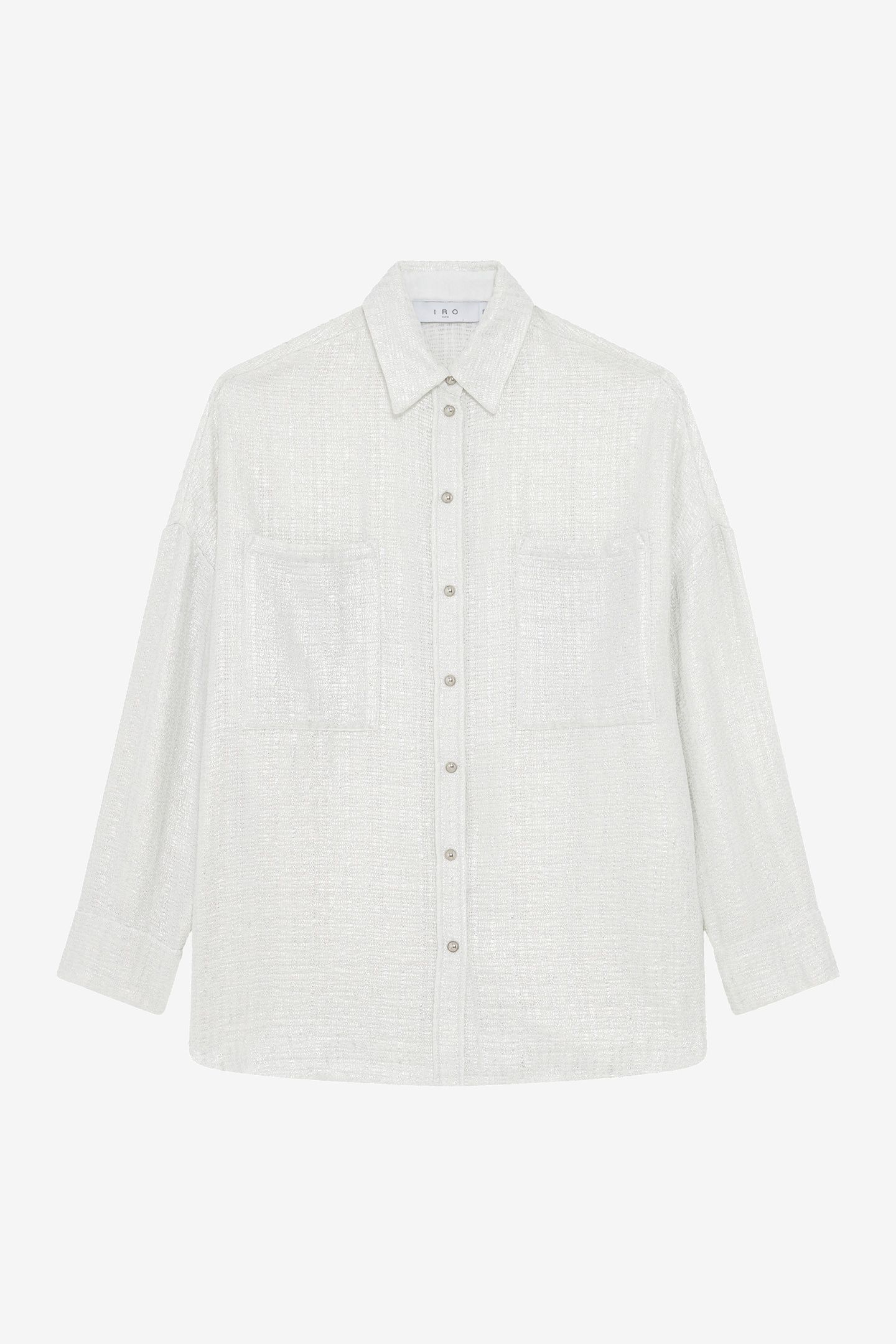 SHOANA OVERSHIRT WHITE/SILVER 5