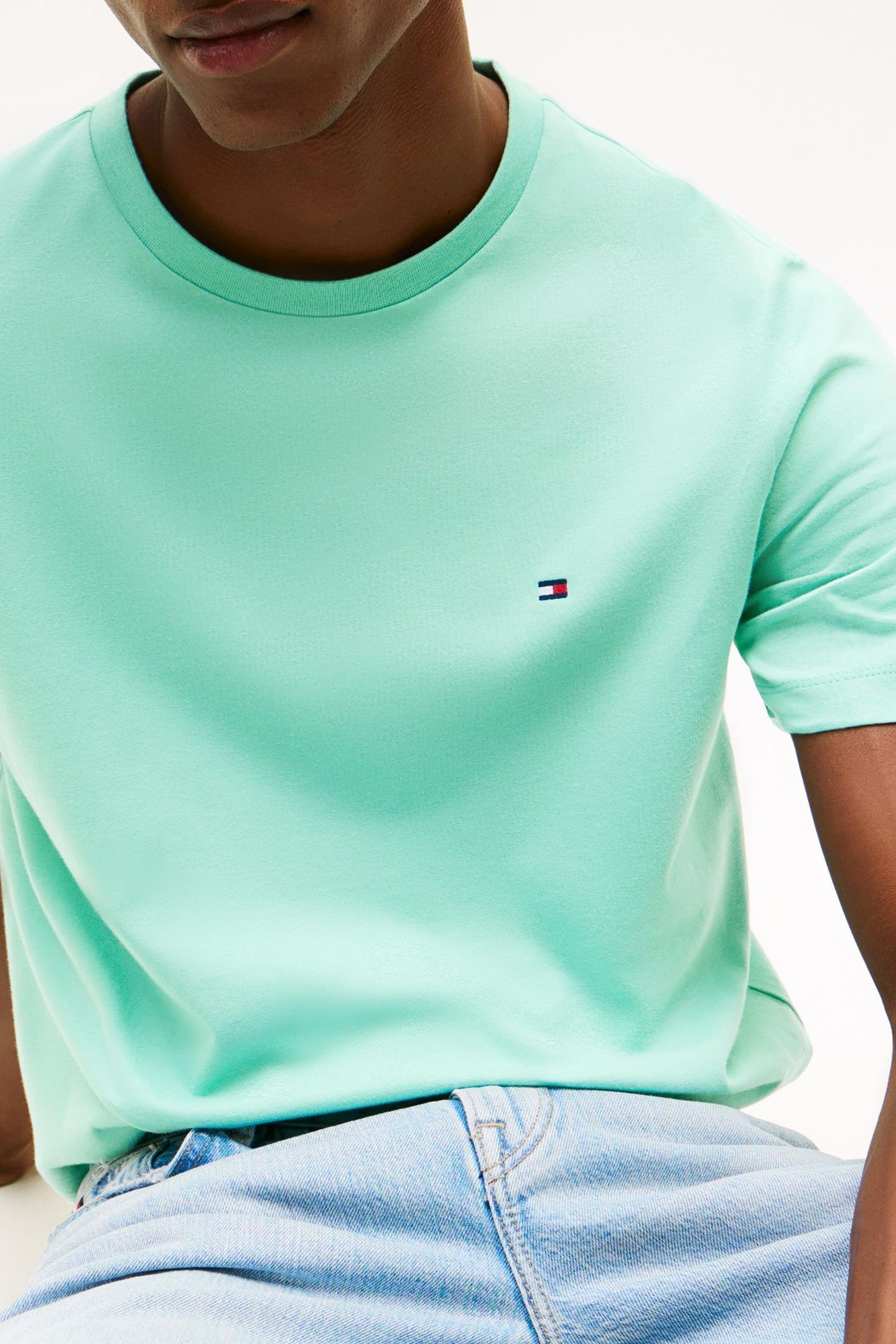 ESSENTIAL SEASONAL REGULAR FIT T-SHIRT ARCTIC AQUA 5