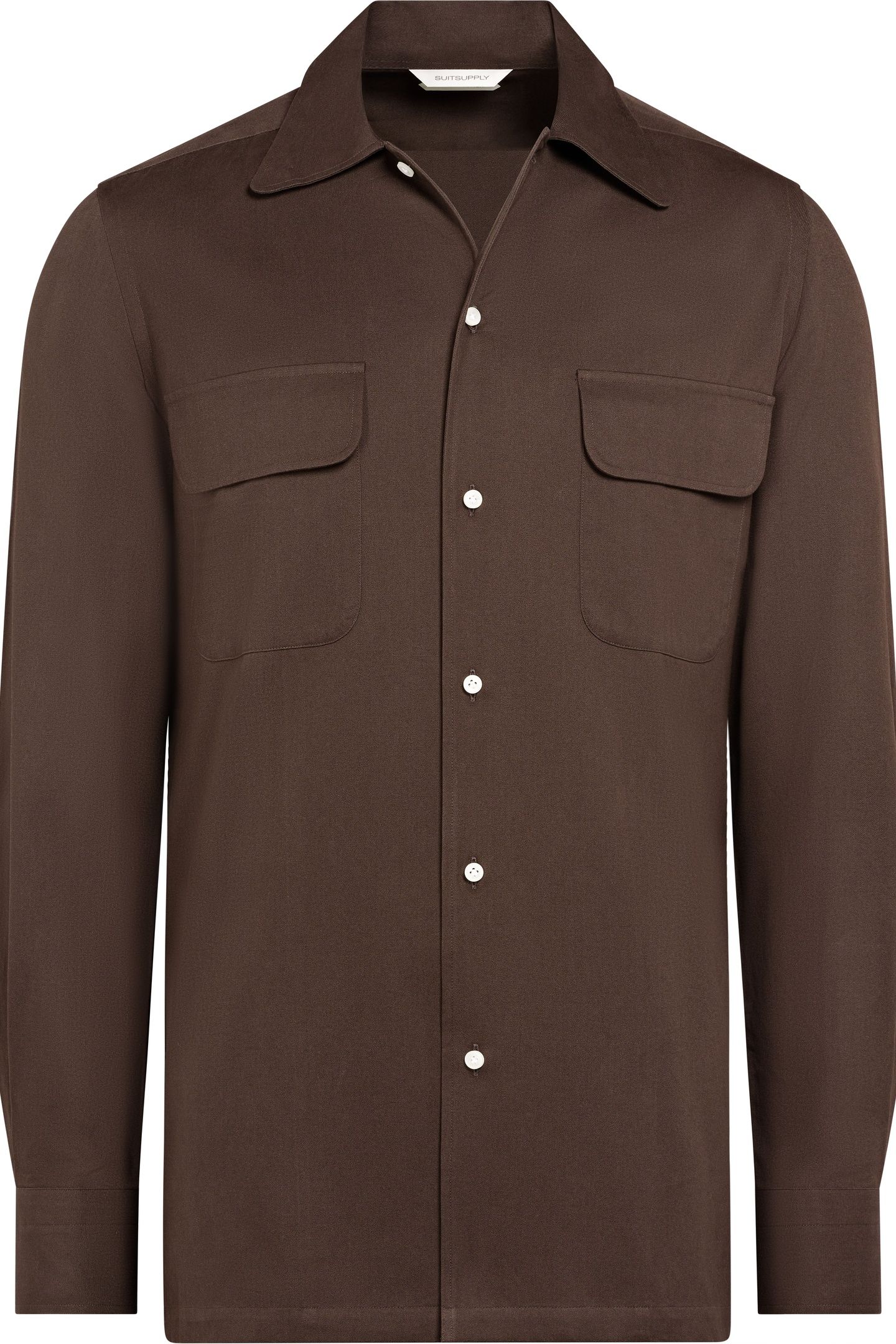 COTTON OVERSHIRT BROWN CASUAL SHIRTS 7