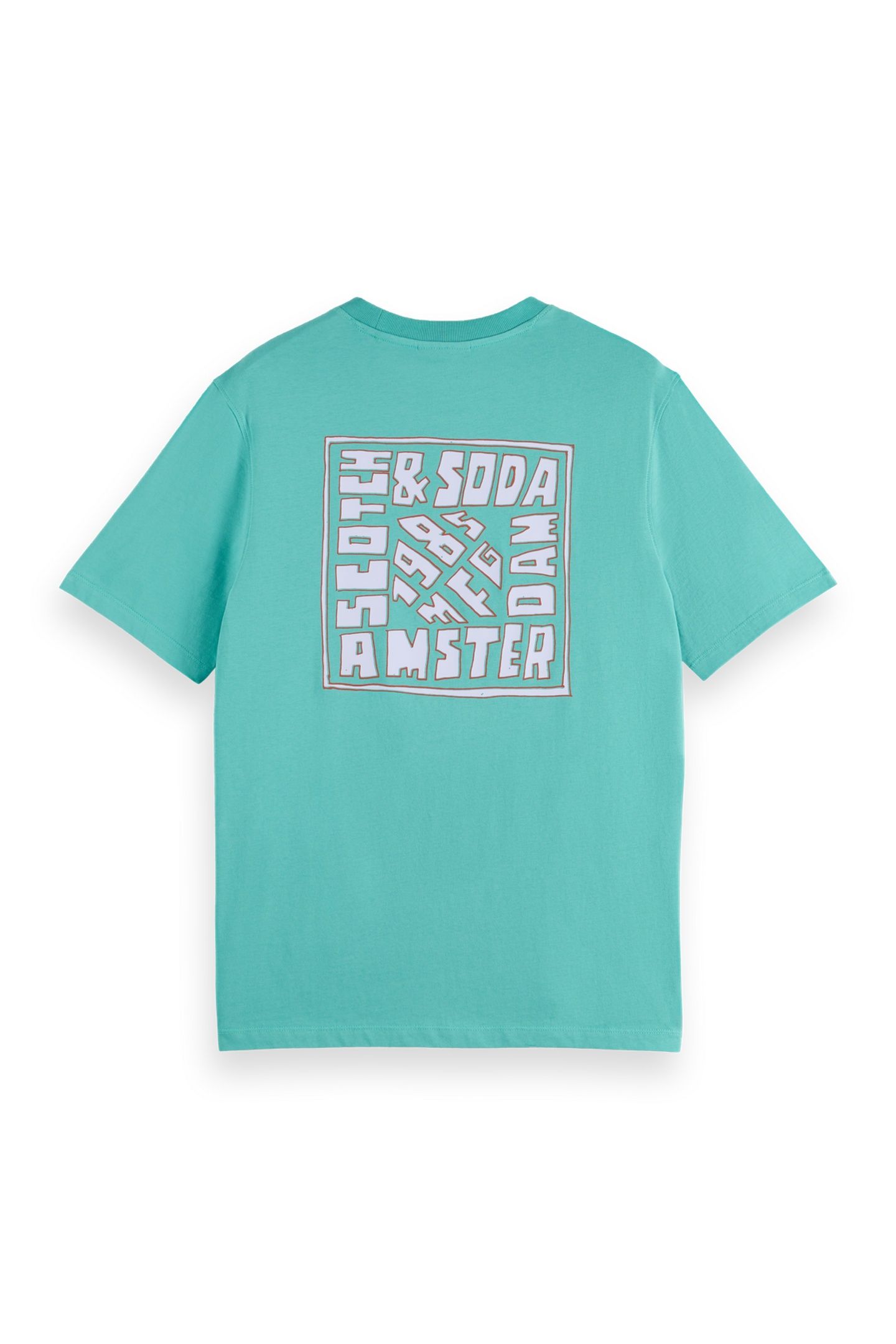 REGULAR-FIT FRONT AND BACK ARTWORK T-SHIRT AGATE GREEN 2