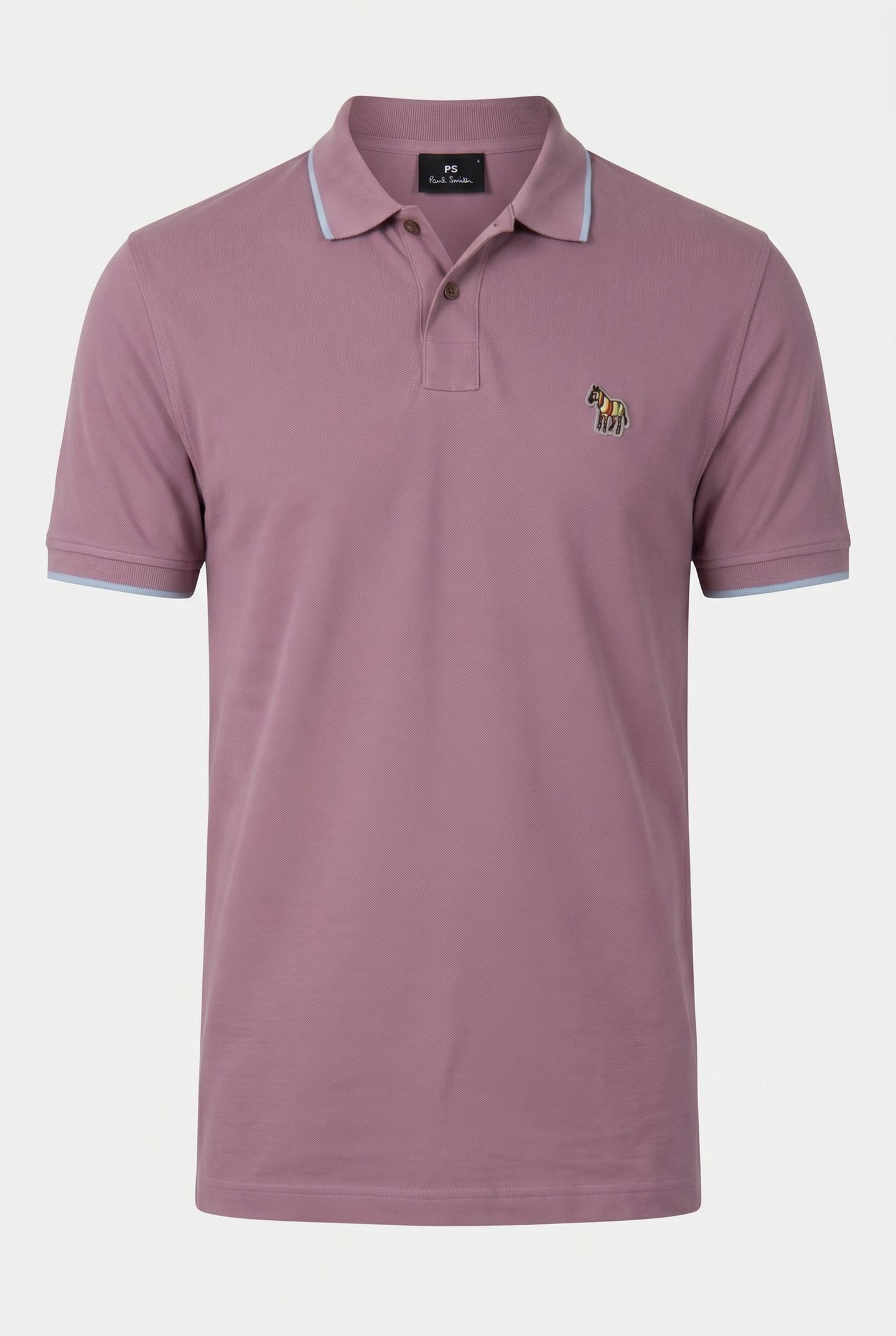 SLIM FIT POLO ZEB BADGE MAUVE 3