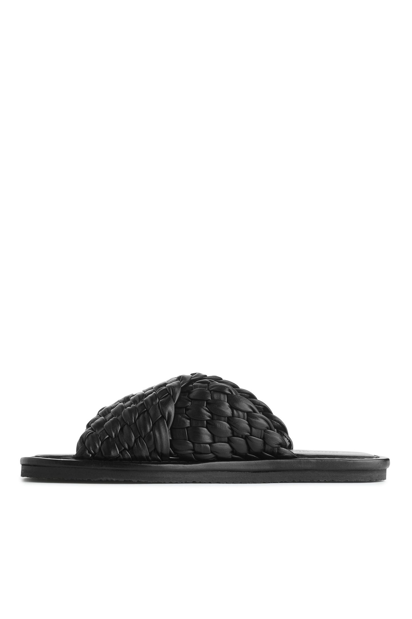 NAXOS WOVEN SLIDE BLACK 2
