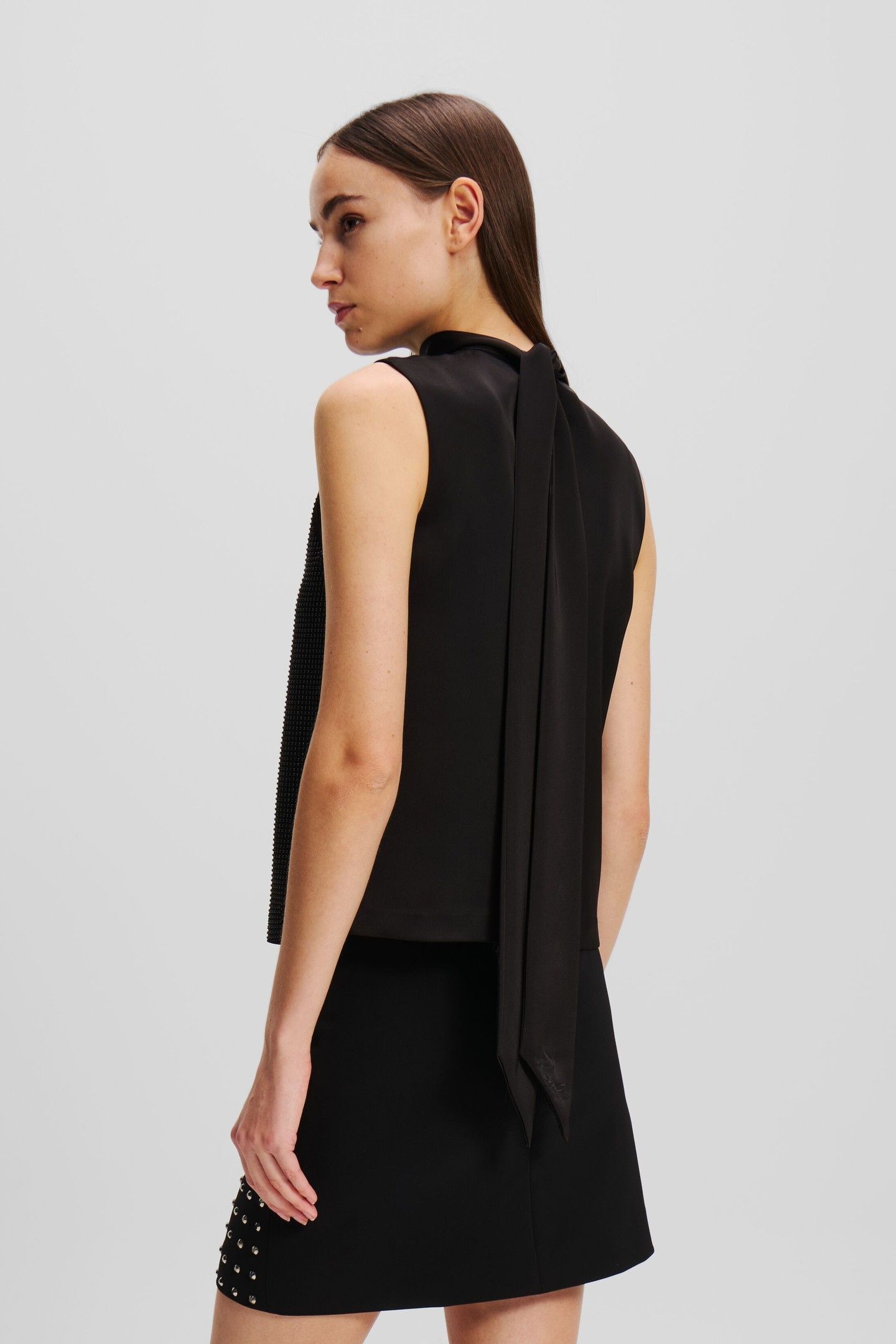 RHINESTONE EVENING TOP BLACK 2