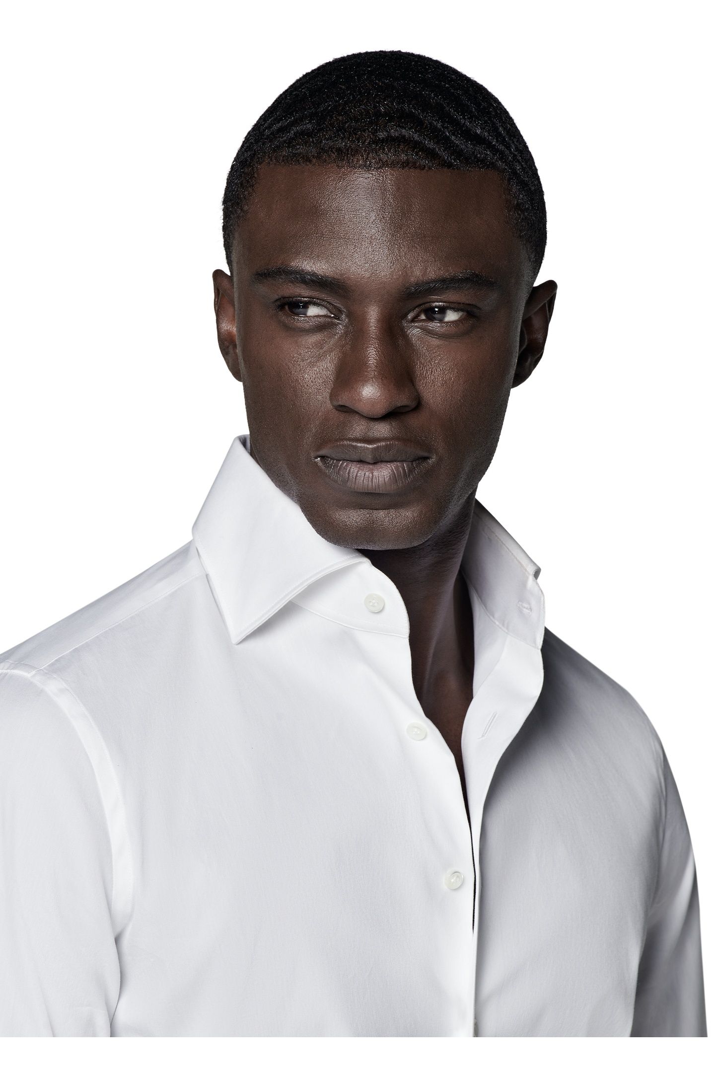 LUXURY STRETCH WHITE FORMAL SHIRTS WHITE 10