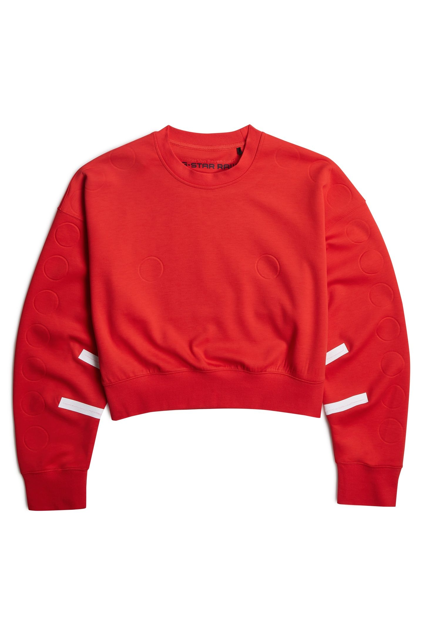 GSXWVB OVERSIZED SHORT SWEAT SCARLET 4