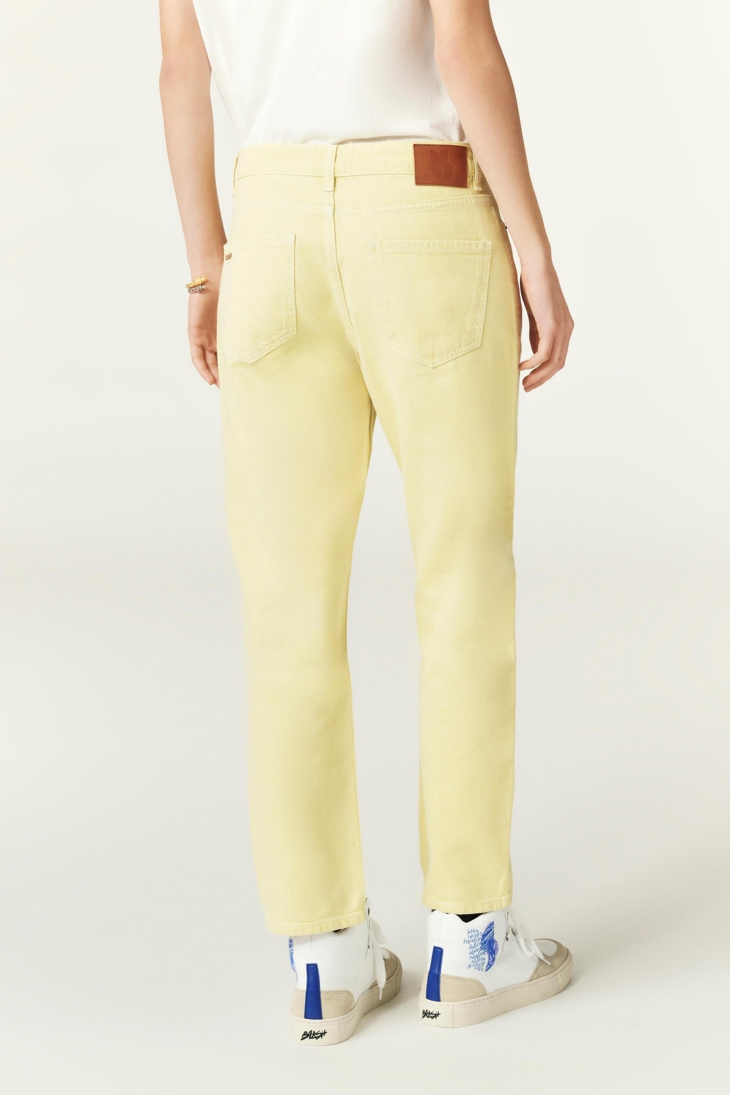 PANTALON FEVA JAUNE 2